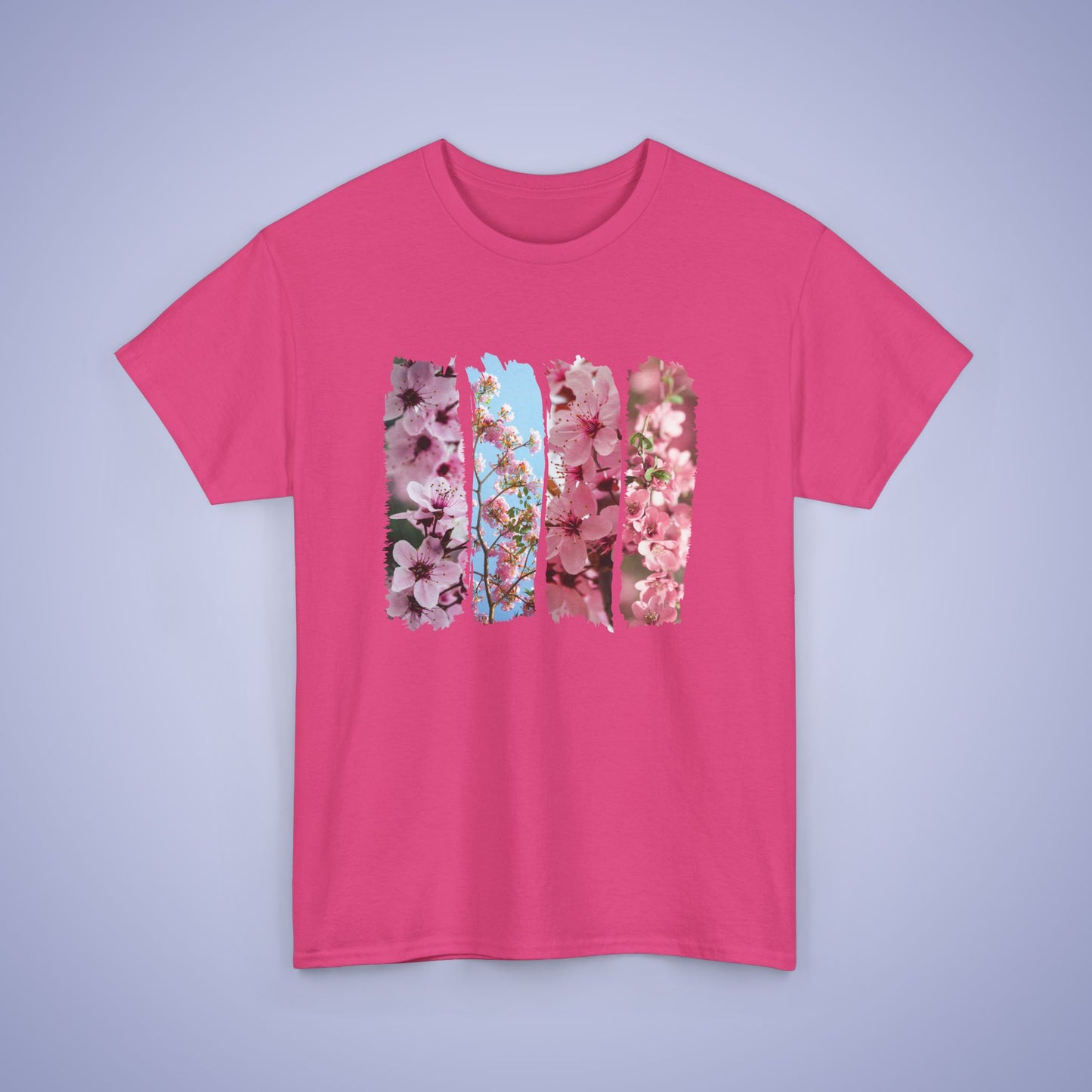 Cherry Blossom Lover Spring Brush Stroke Photographic Unisex Oversized T Shirt