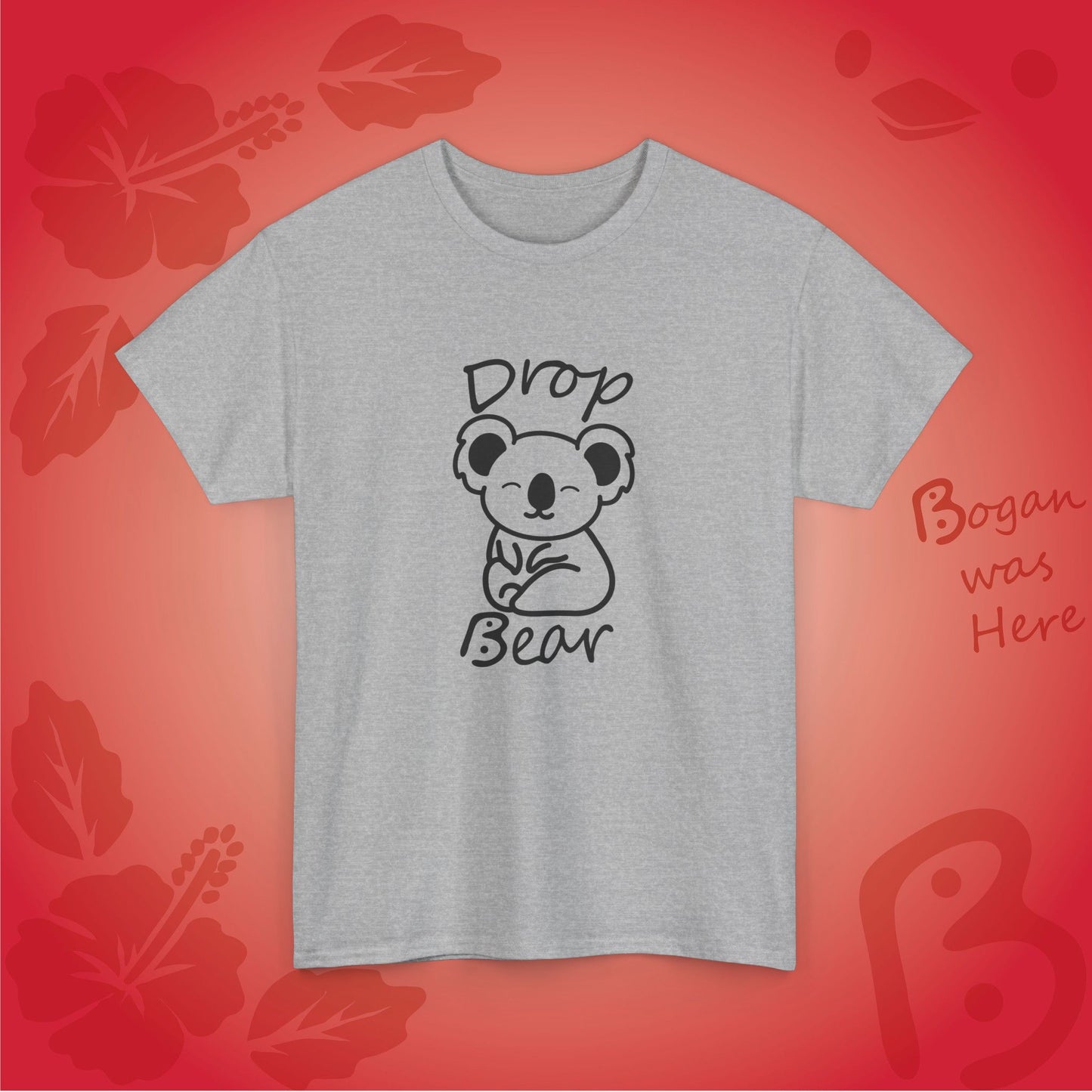 Drop Bear Cute Koala Bogan's Design T Shirt