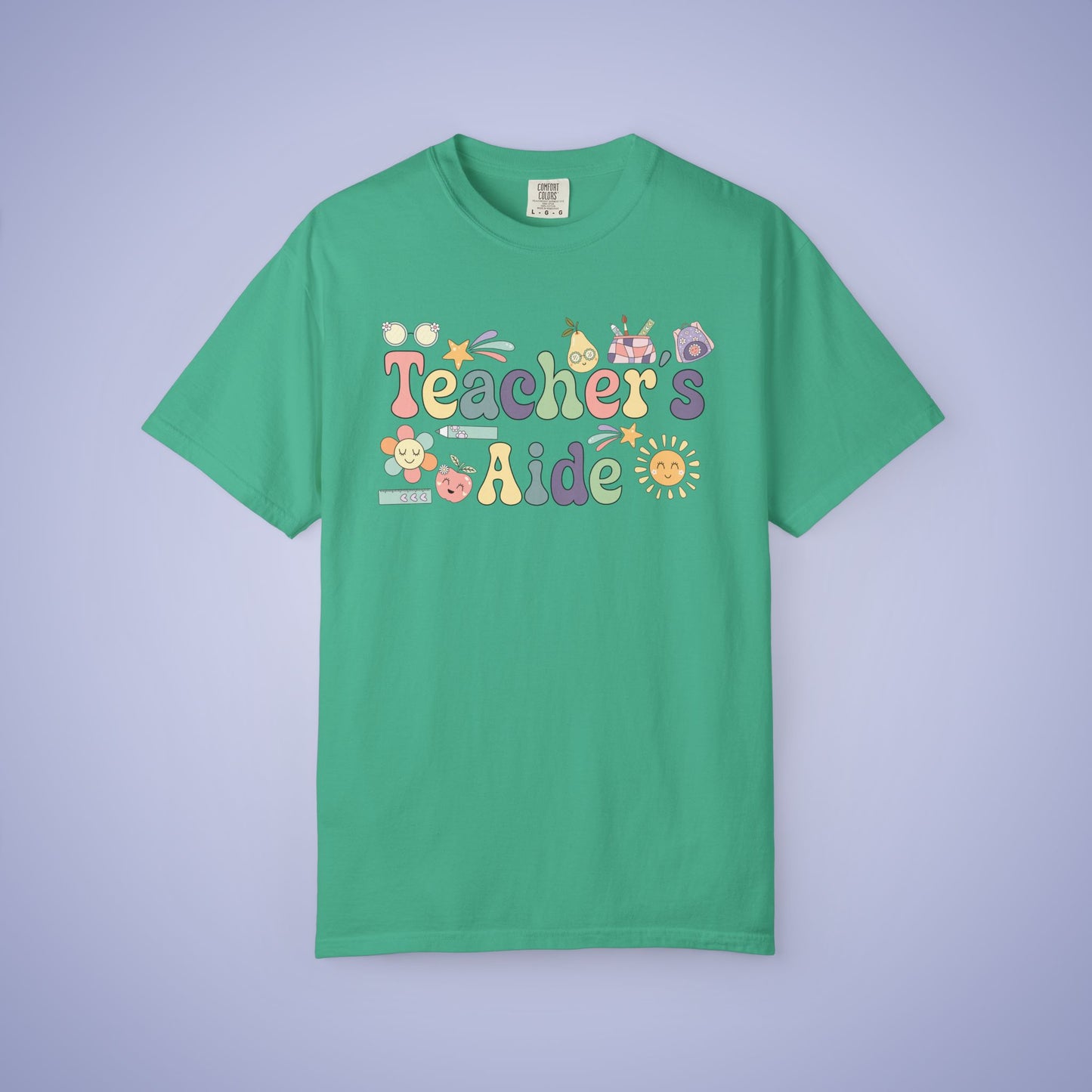Teachers Aid Teacher T Shirt Retro Comfort Colors Unisex Back to School
