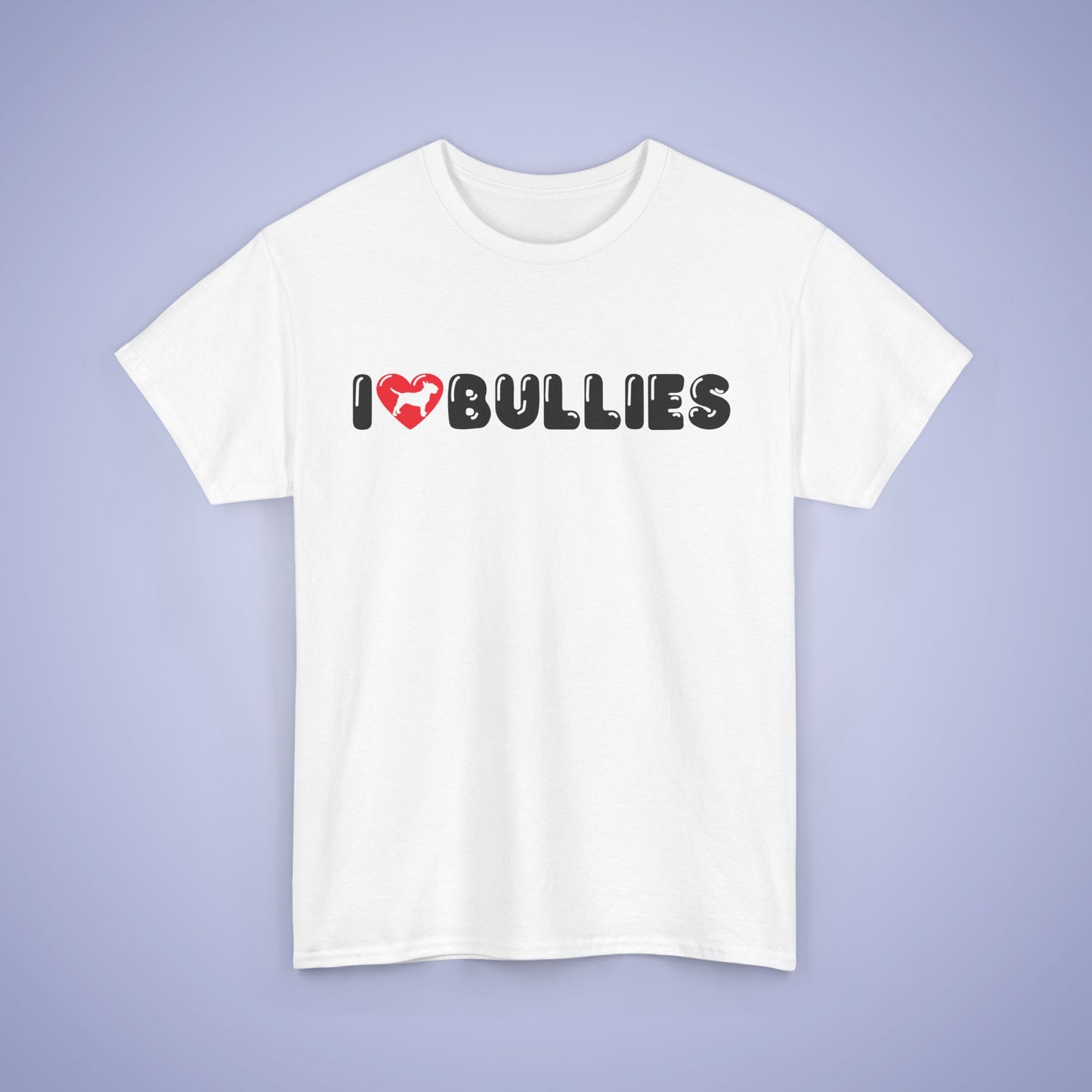 I Heart Bulldogs Unisex T Shirt