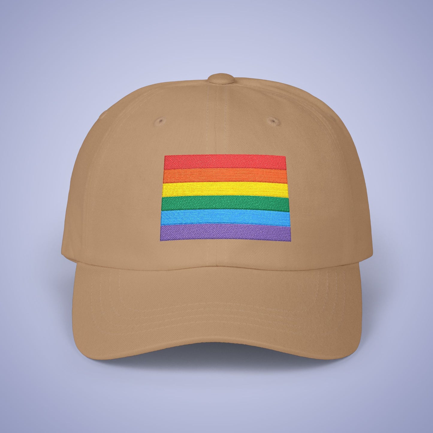 Pride Flag Month Embroidered Classic Dad Cap Unisex Coloured Embroidery
