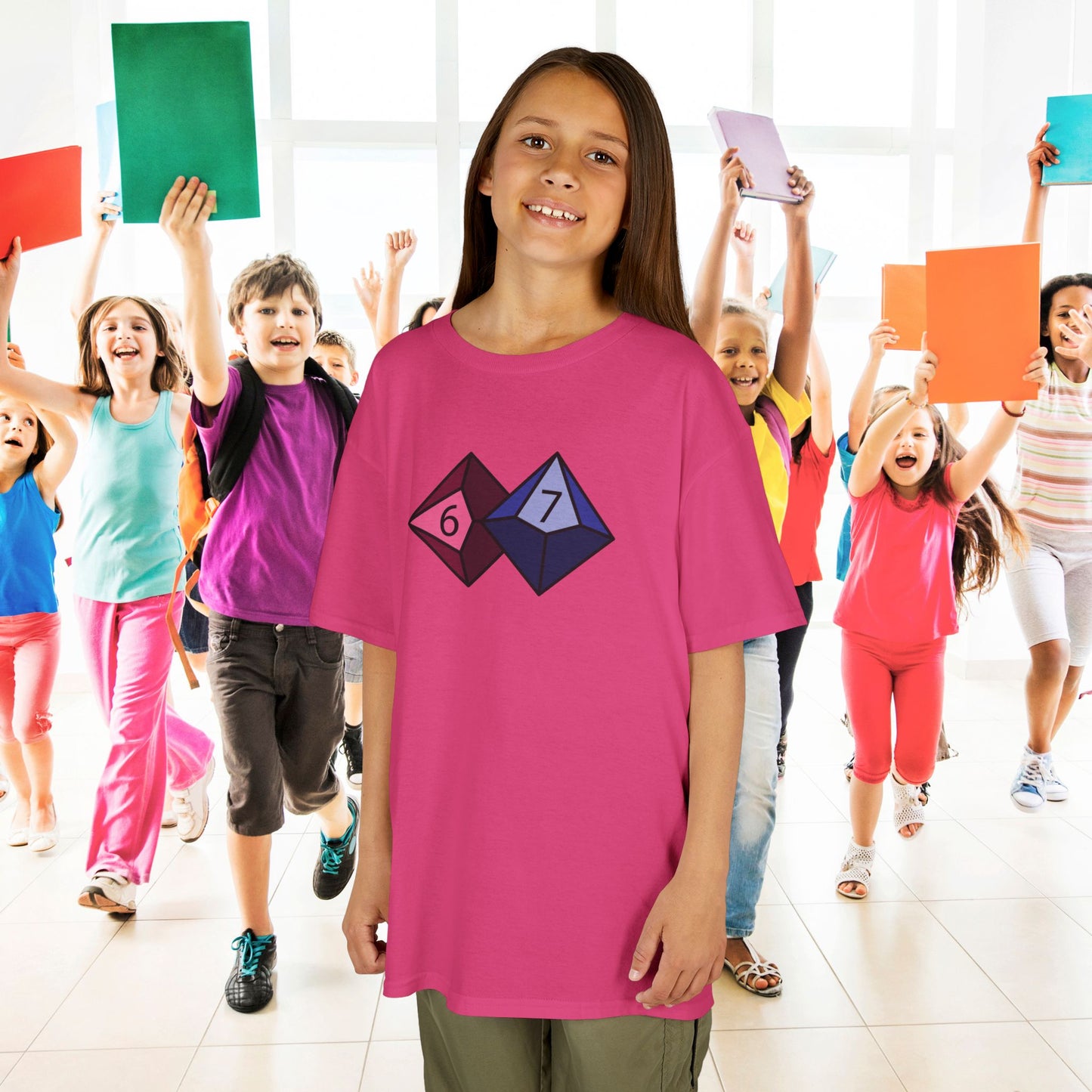 D10 Dice 67 Tee Fun Trending Kids Cotton T Shirt Six Seven Youth