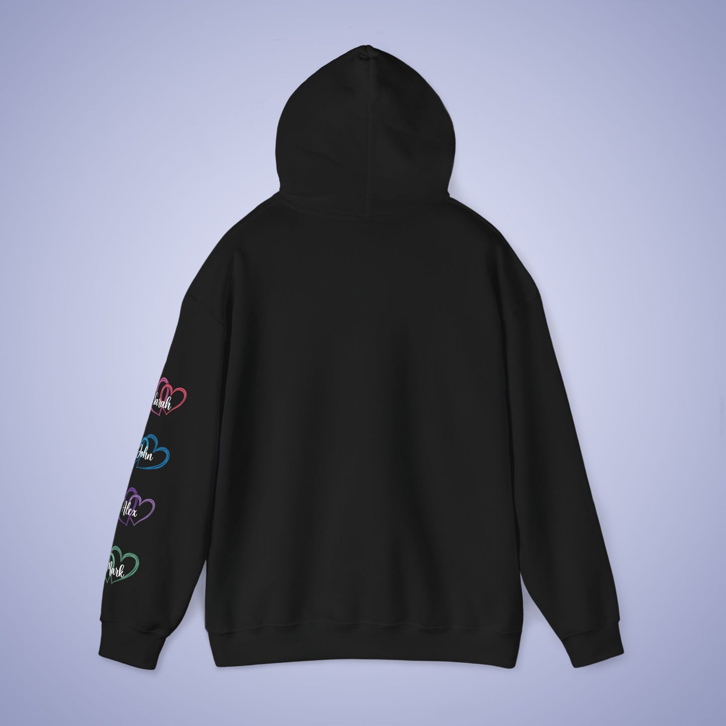 This Mother Wears her Heart on her Sleeve Unisex Hoodie Personalized