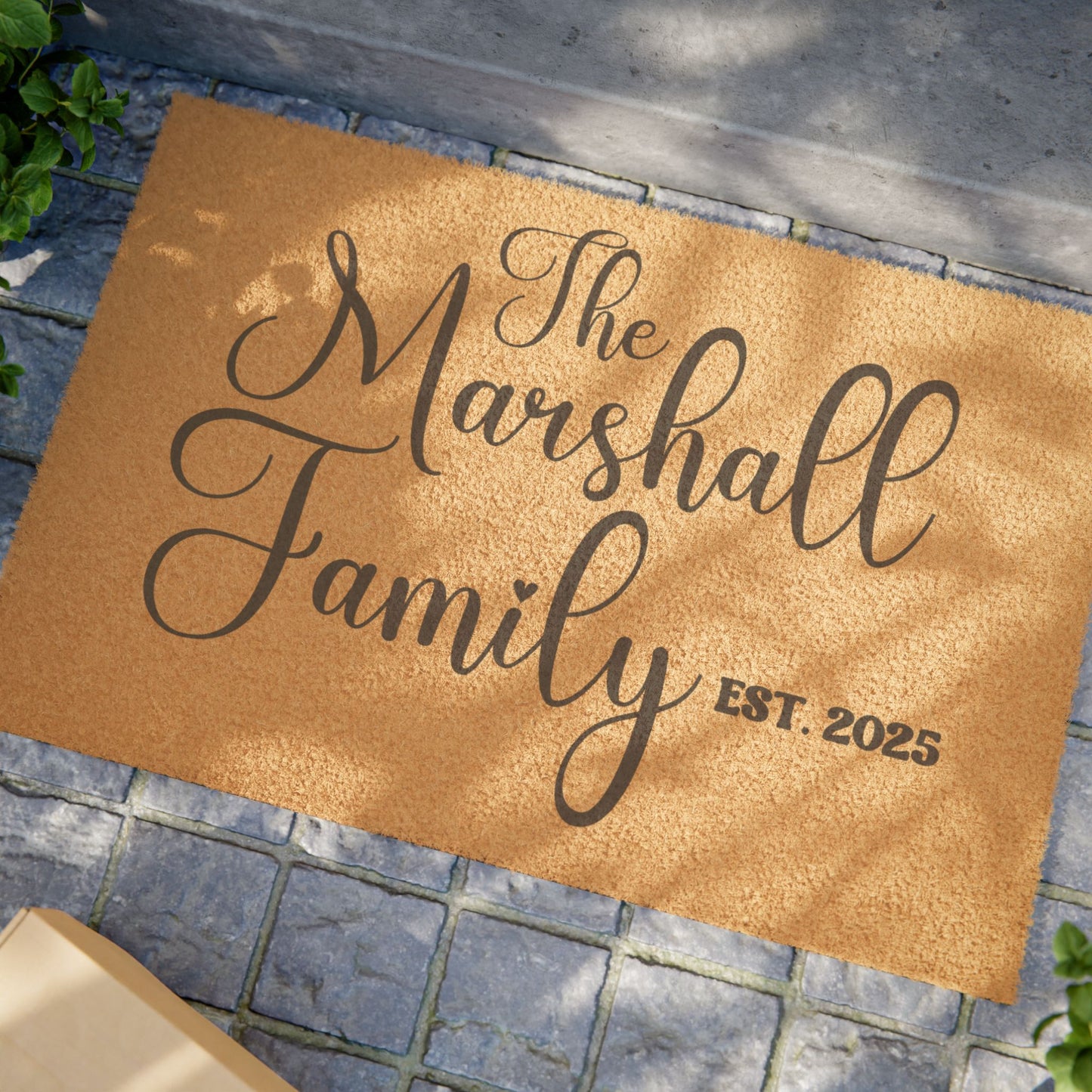 Family Name Personalized Door Mat