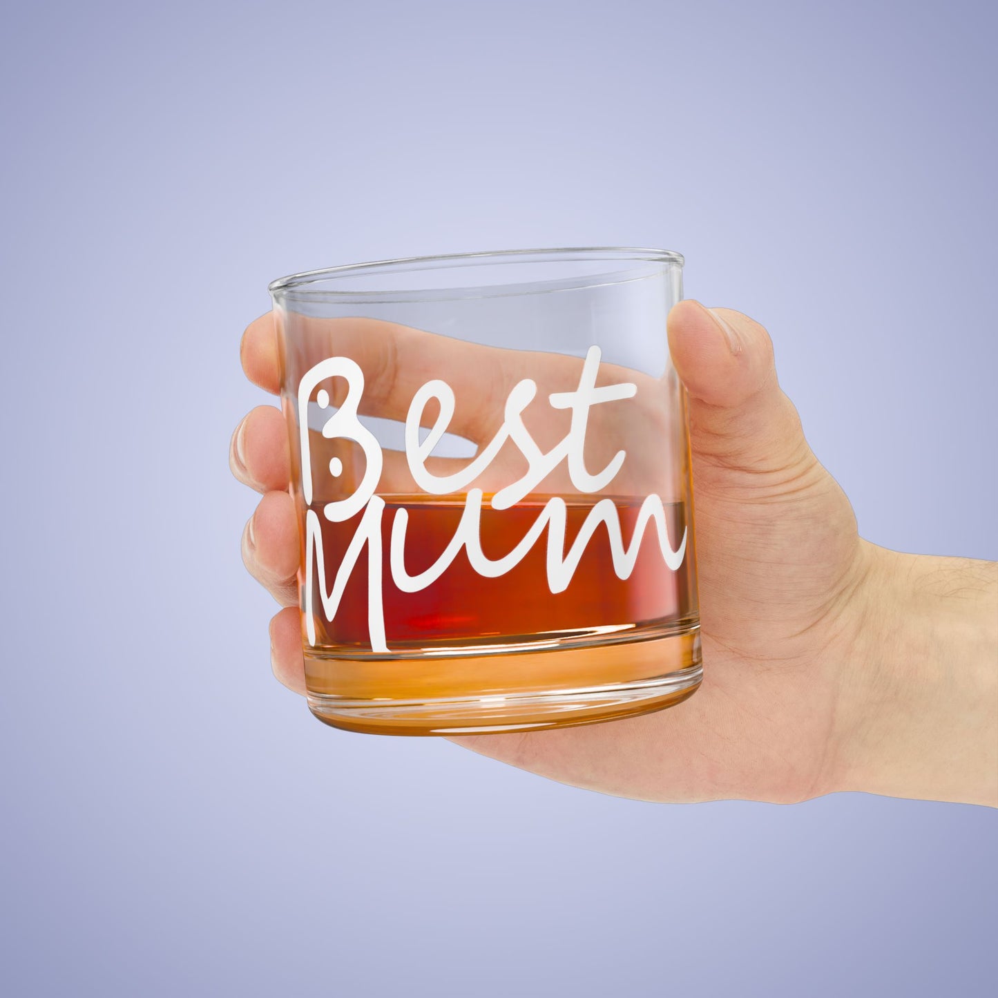 Best Mum Bogans Design Funny Rocks Glass White