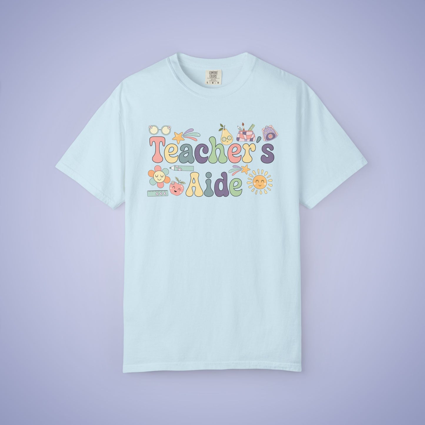 Teachers Aid Teacher T Shirt Retro Comfort Colors Unisex Back to School