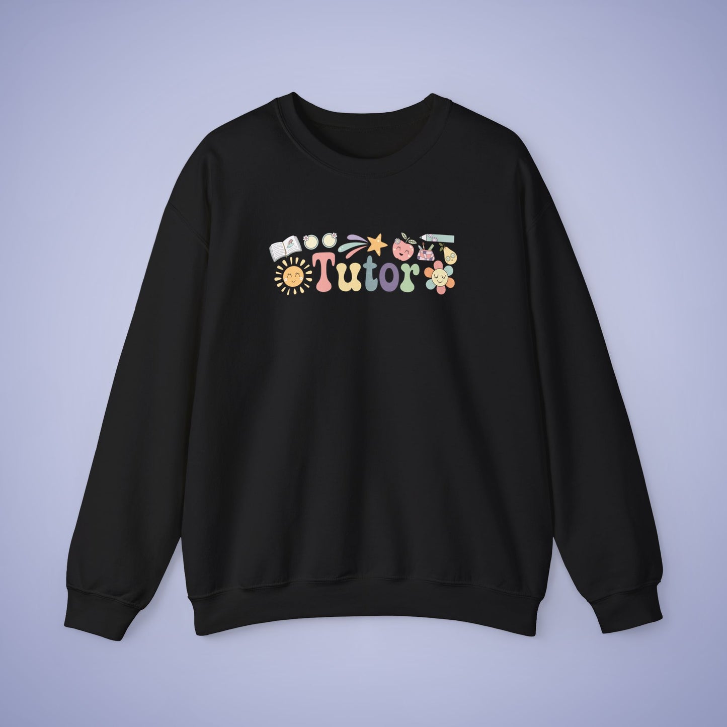 Tutor Teacher Crewneck Sweatshirt Retro Unisex Back to School