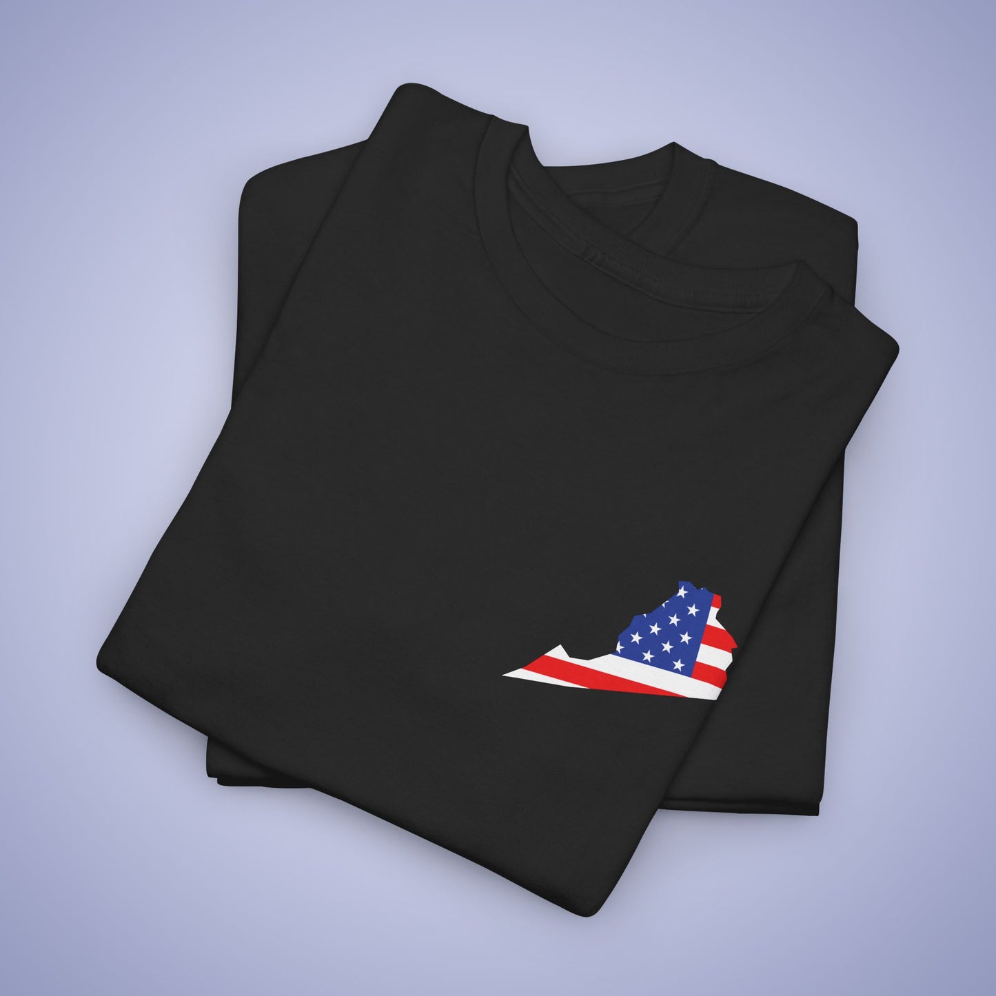 Virginia Map Pocket Art Proud American Unisex T Shirt