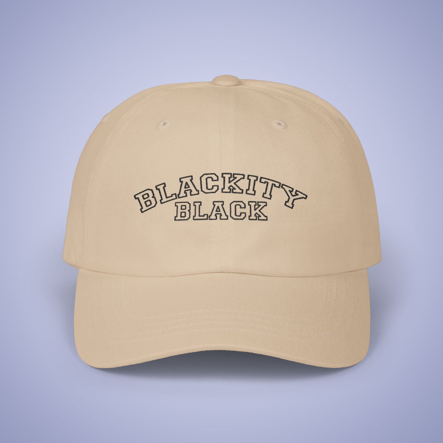 Blackity Black Juneteenth Embroidered Classic Dad Cap Unisex Black Embroidery