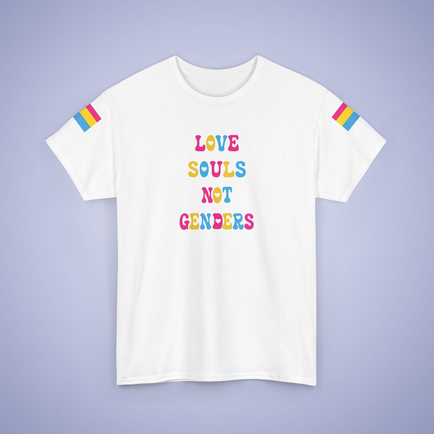 Love Souls Not Gender Pansexual LGBT Pride Month Matching T Shirt Unisex