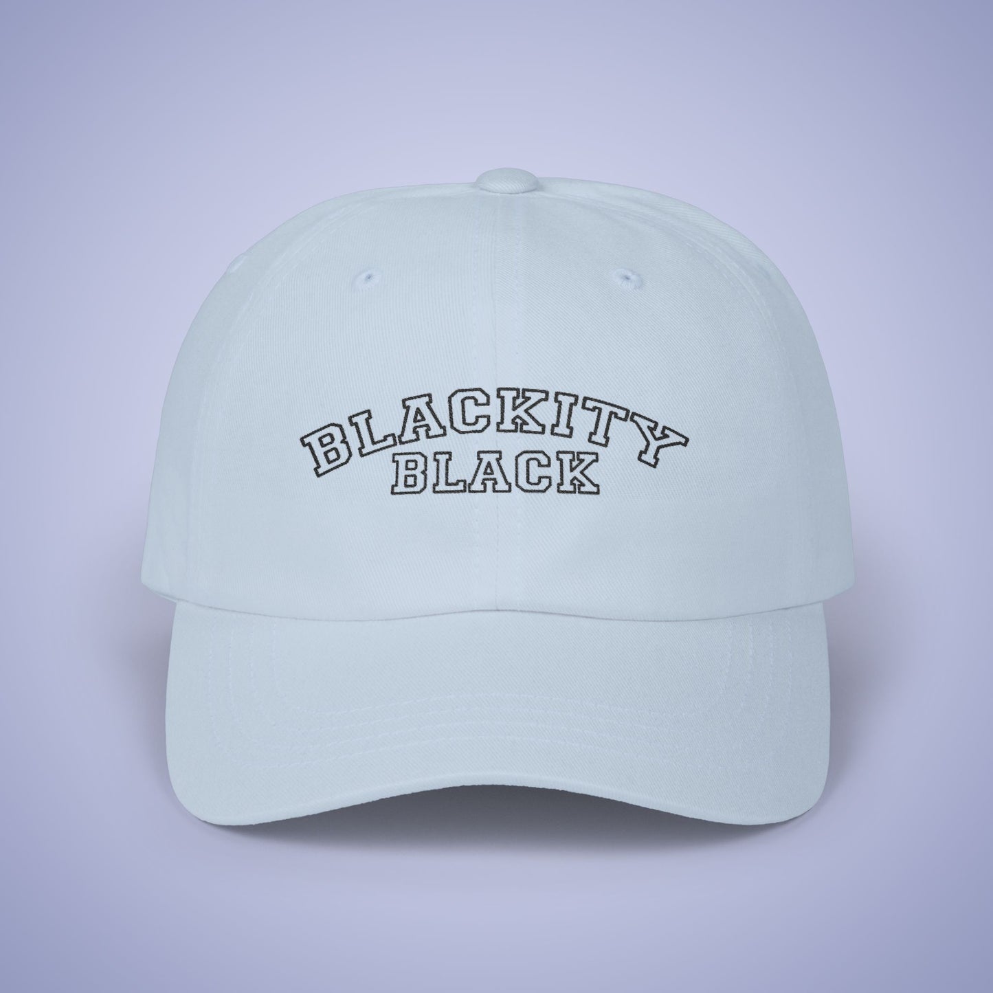 Blackity Black Juneteenth Embroidered Classic Dad Cap Unisex Black Embroidery