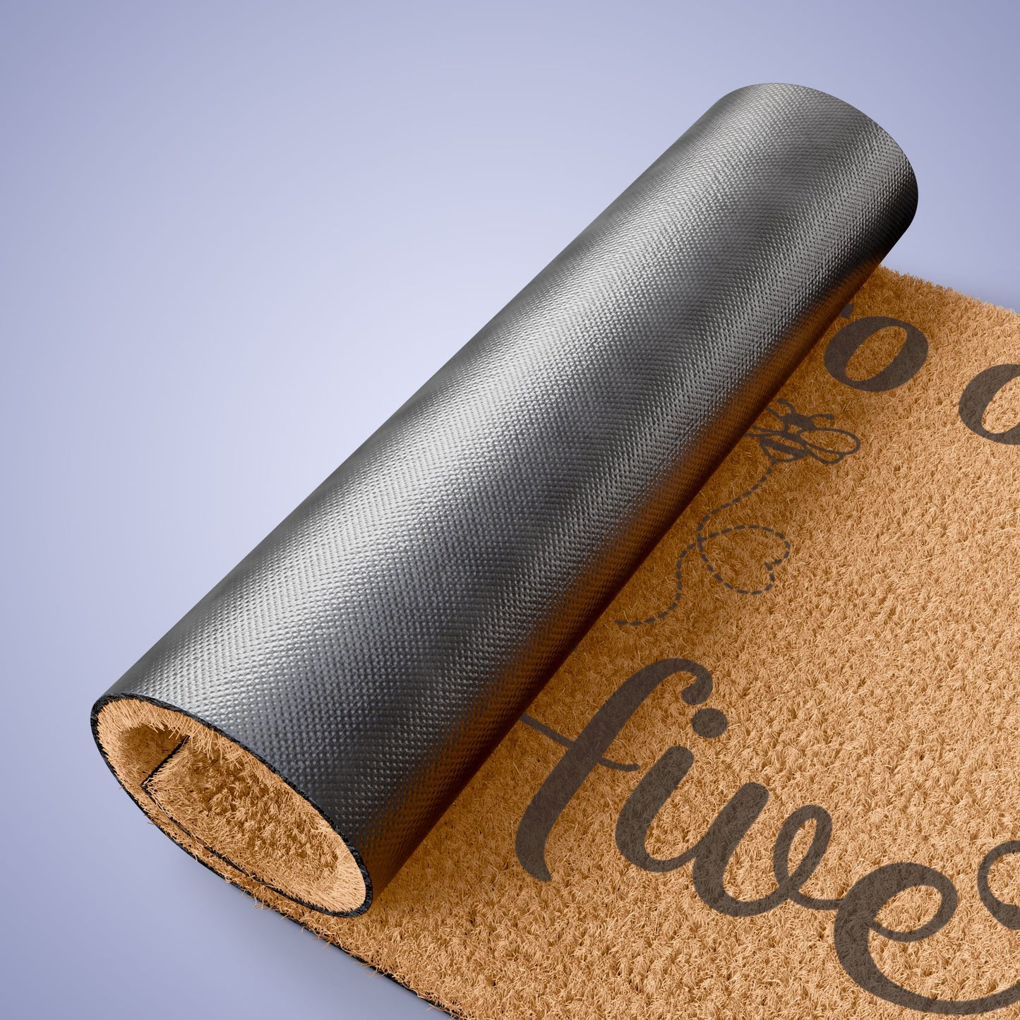 Welcome to Our Happy Hive Bee Lover Door Mat