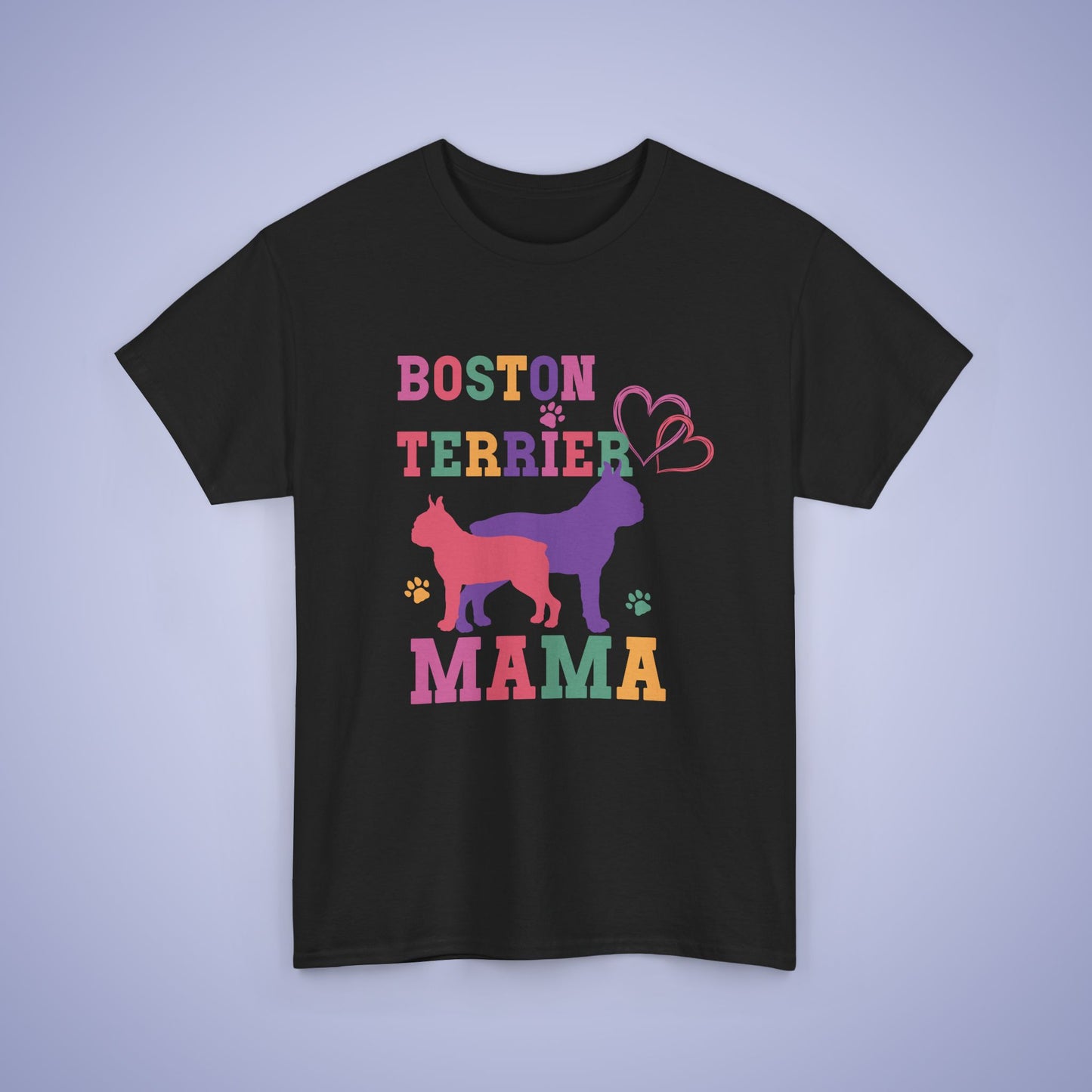Boston Terrier Mama Dog Lover Mothers Day Unisex Oversized T Shirt