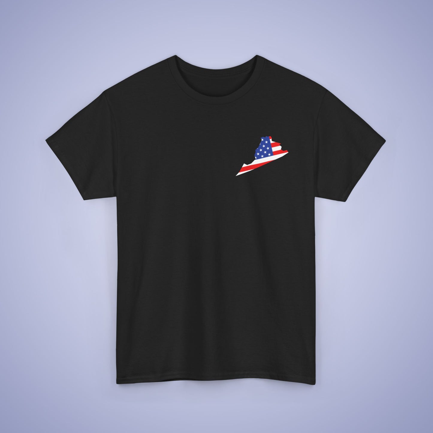Virginia Map Pocket Art Proud American Unisex T Shirt