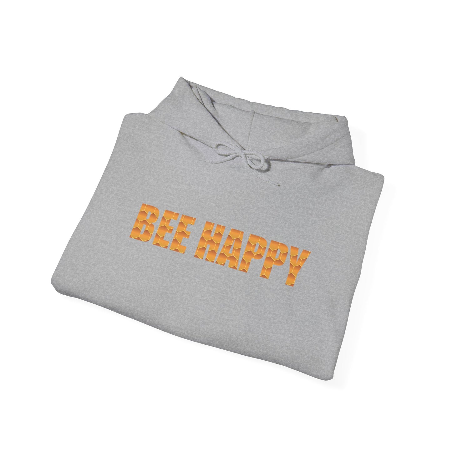 Bee Happy Sweet As Honey Honeycomb Word Art Design Hoodie Sweatshirt