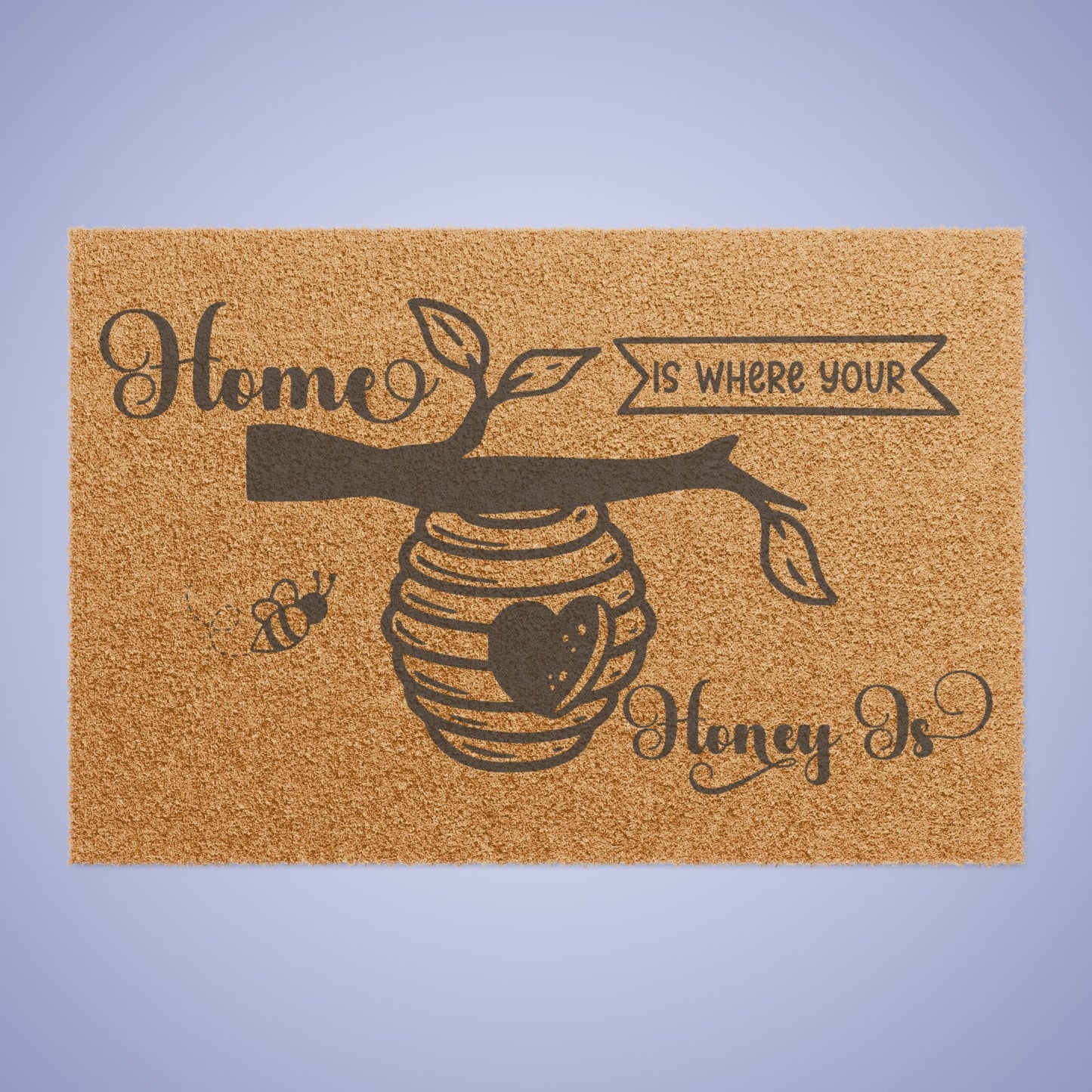 Home is Where Your Honey Is Bee Lover Door Mat