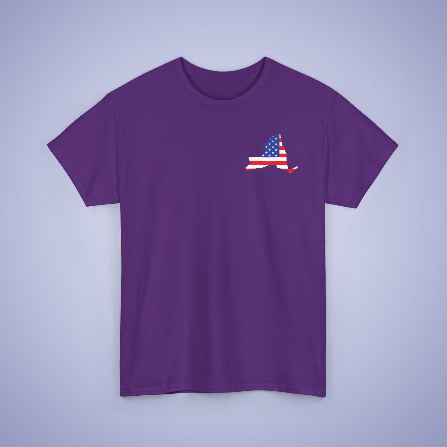 New York Map Pocket Art Proud American Unisex T Shirt