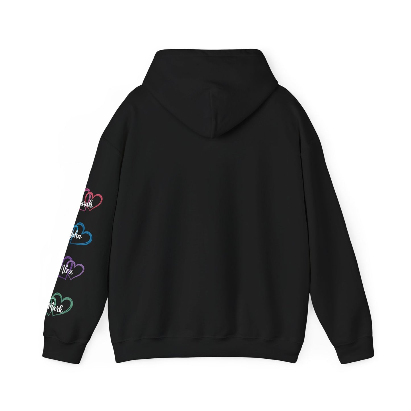 This Mother Wears her Heart on her Sleeve Unisex Hoodie Personalized