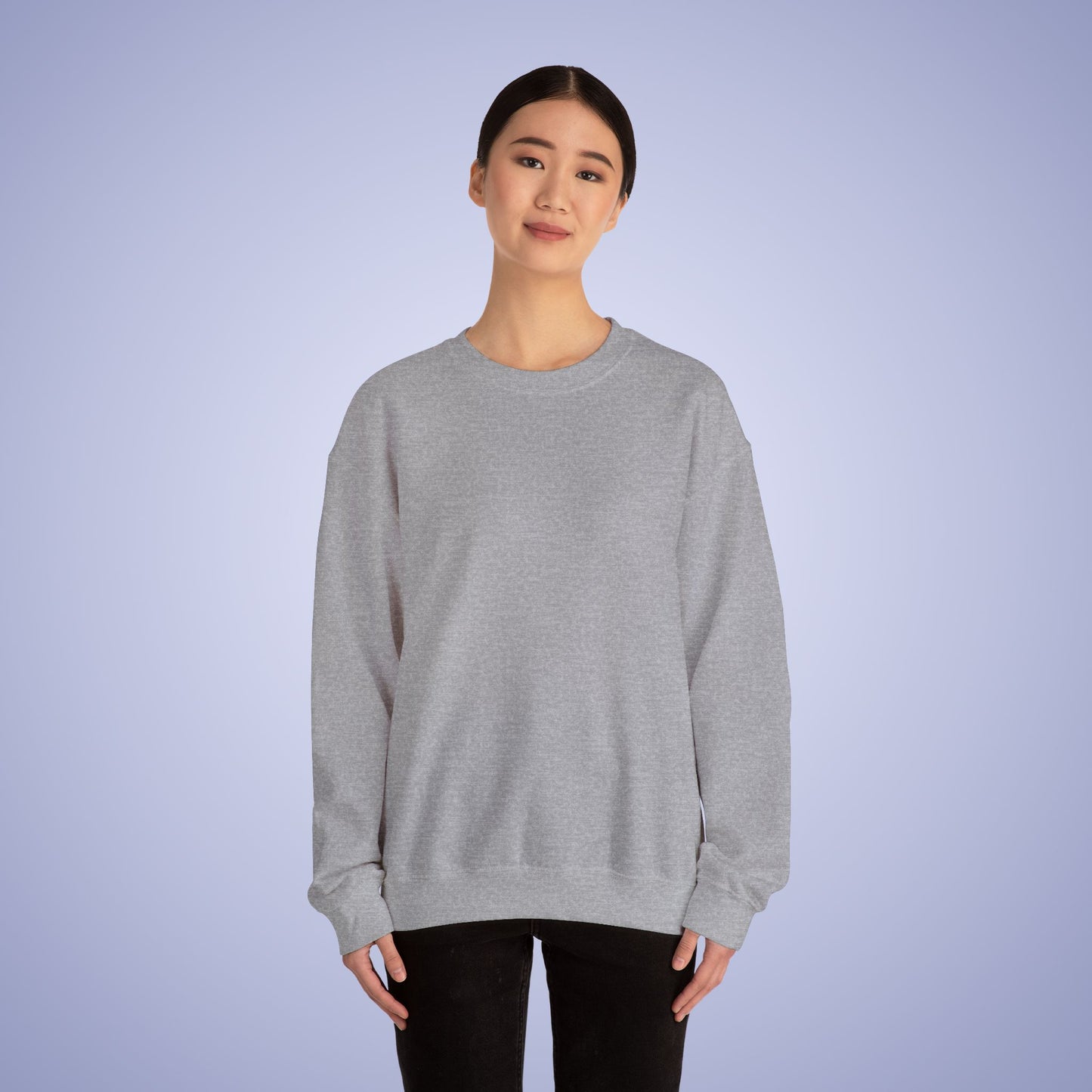 Blank Grey Unisex Crewneck Sweatshirt