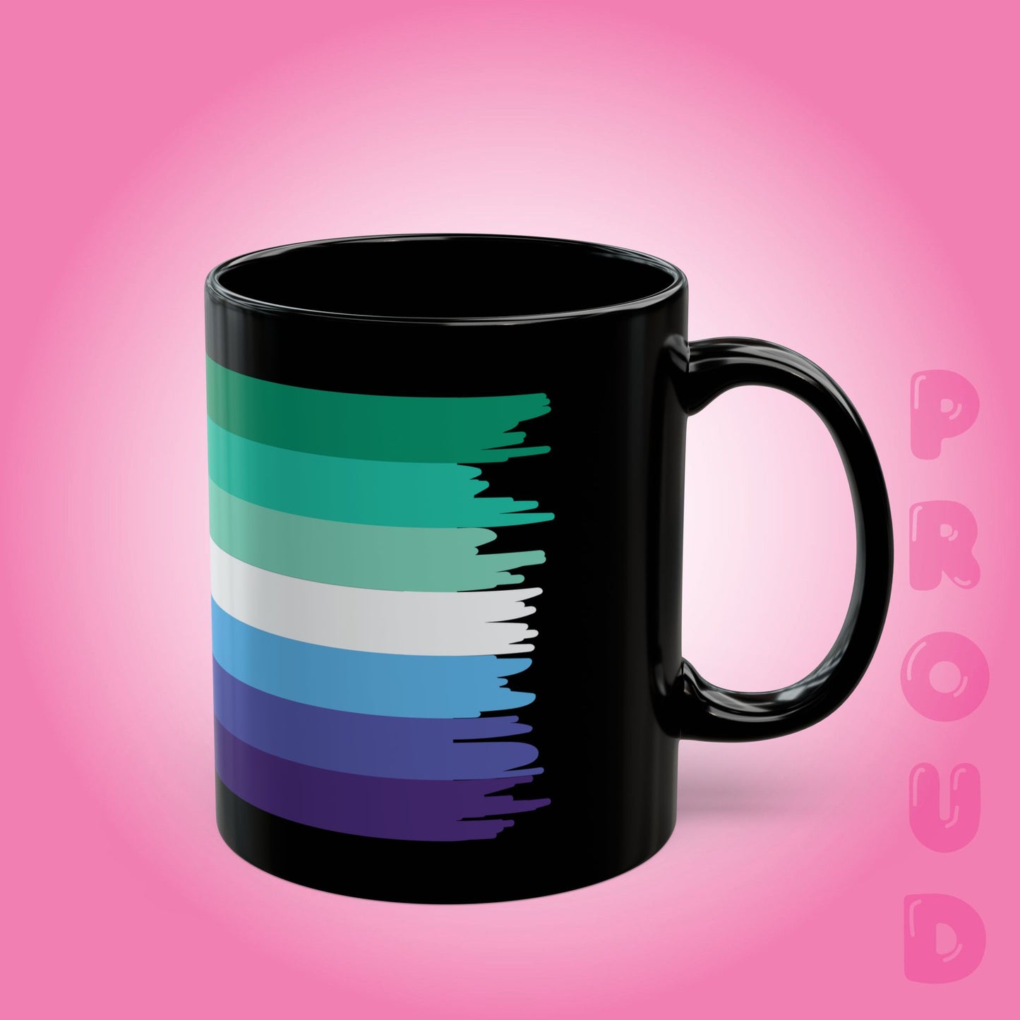 Gay Pride Month LGBTQ Black 11oz or 15oz Coffee Mug