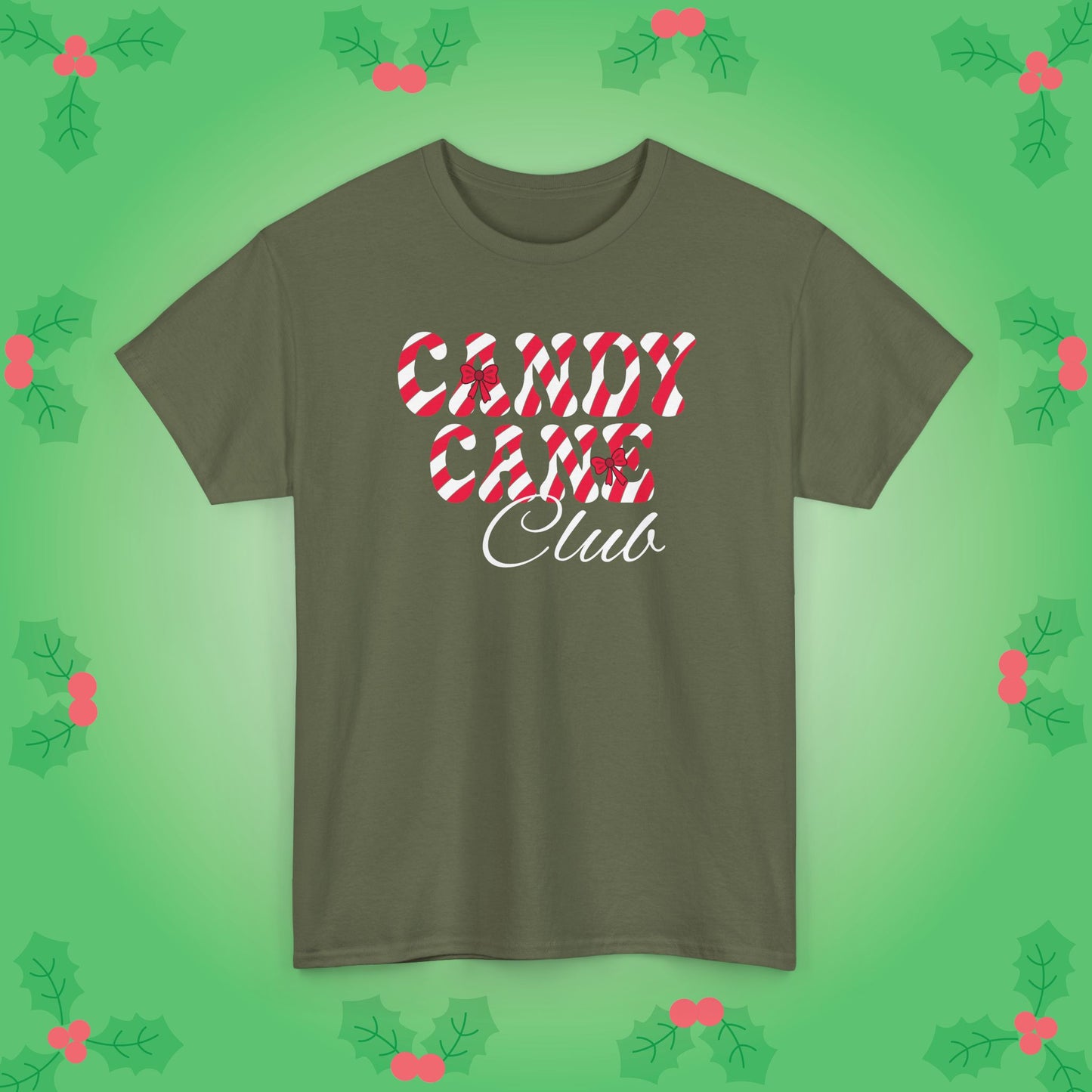 Candy Cane Club Christmas Unisex T Shirt