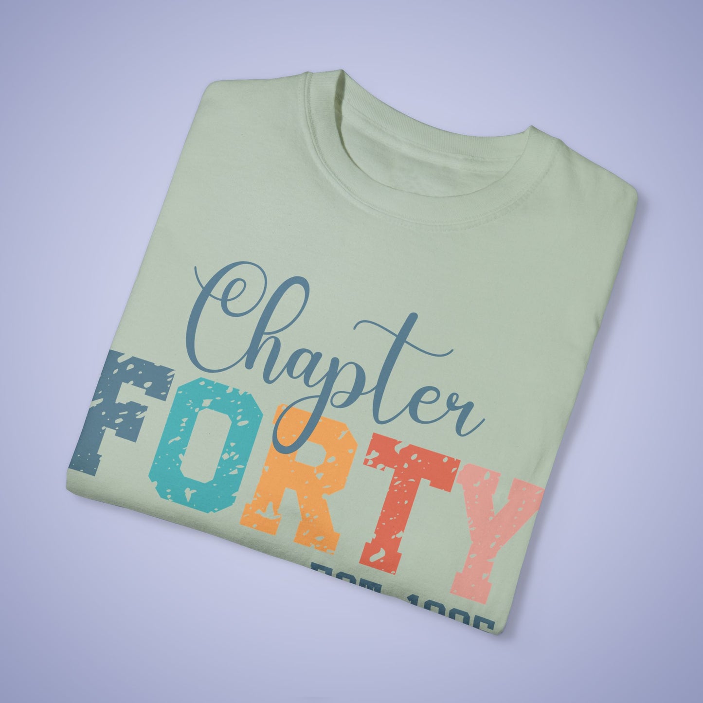 Chapter Forty Unisex Comfort T Shirt 40th Birthday