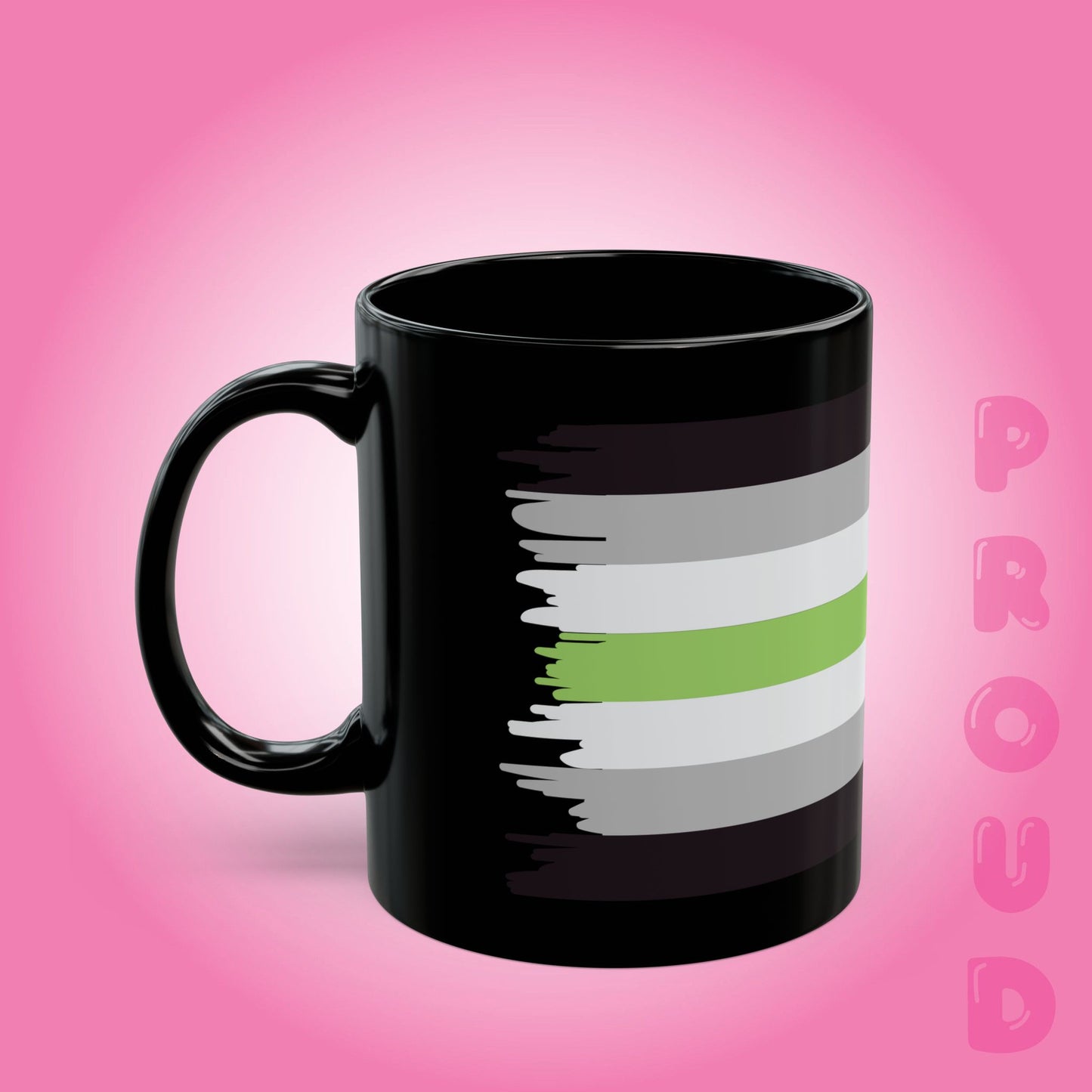 A Gender Pride Month LGBTQ Black 11oz or 15oz Coffee Mug