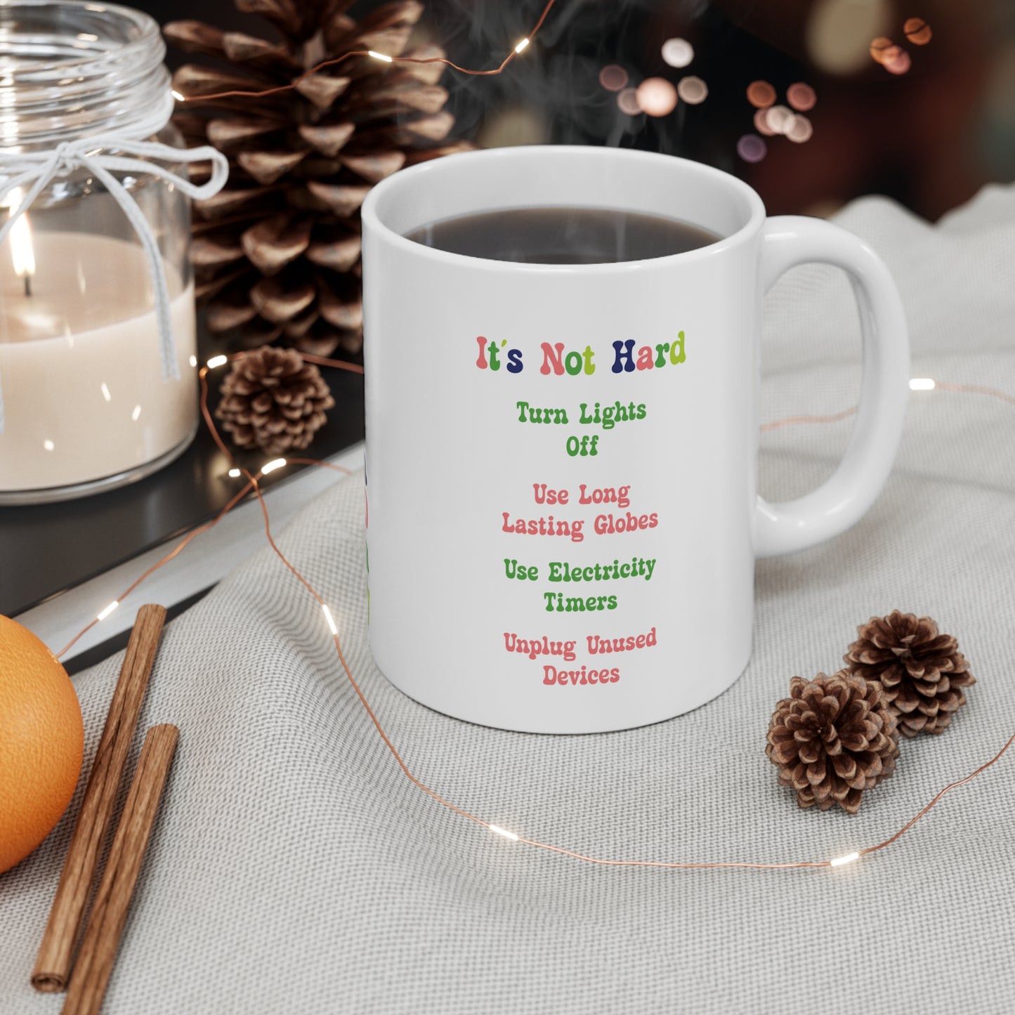 Our Power Our Planet Earth Day Ceramic Gift Coffee Mug