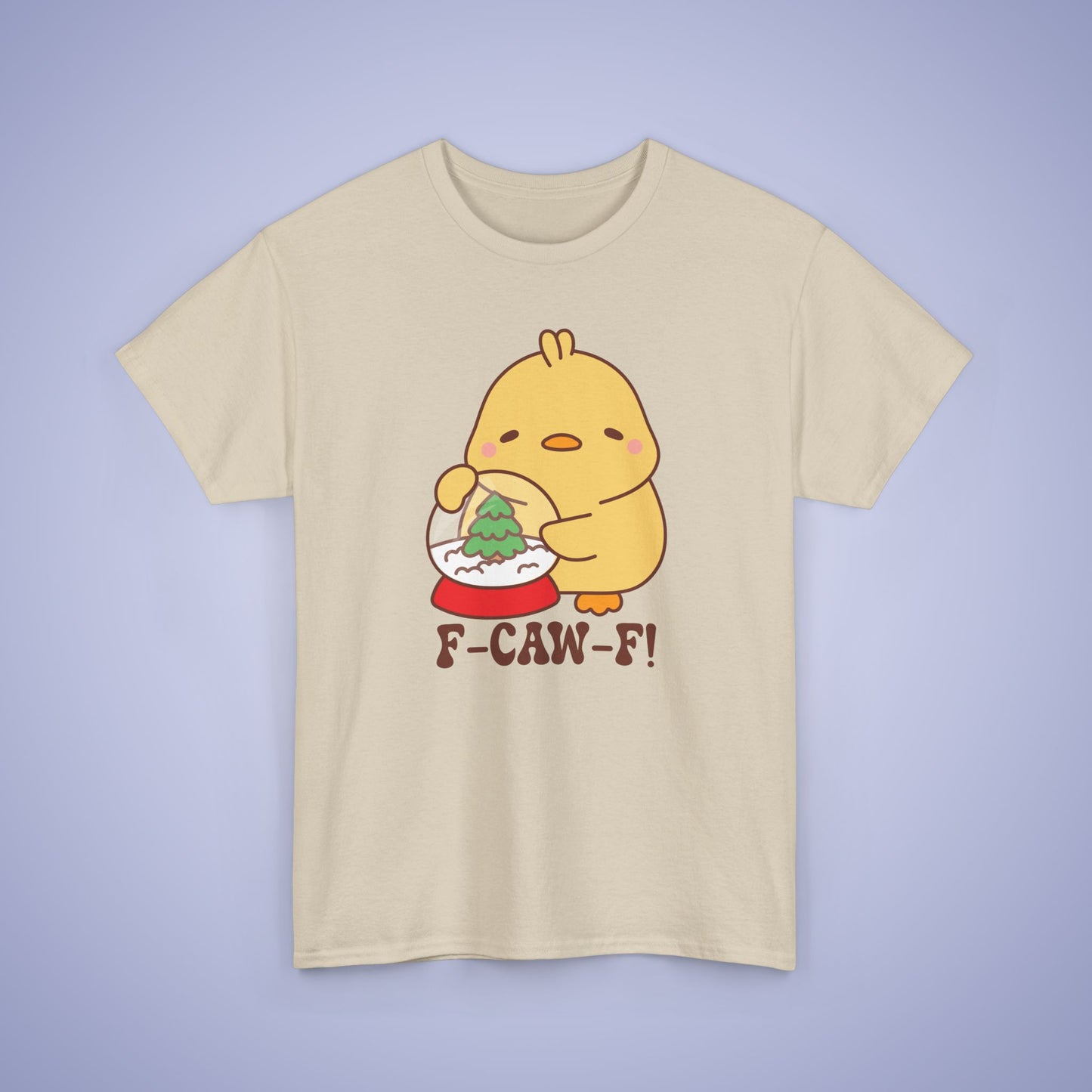Christmas Snowglobe F CAW F Cute Funny Chick Unisex Chicken T Shirt