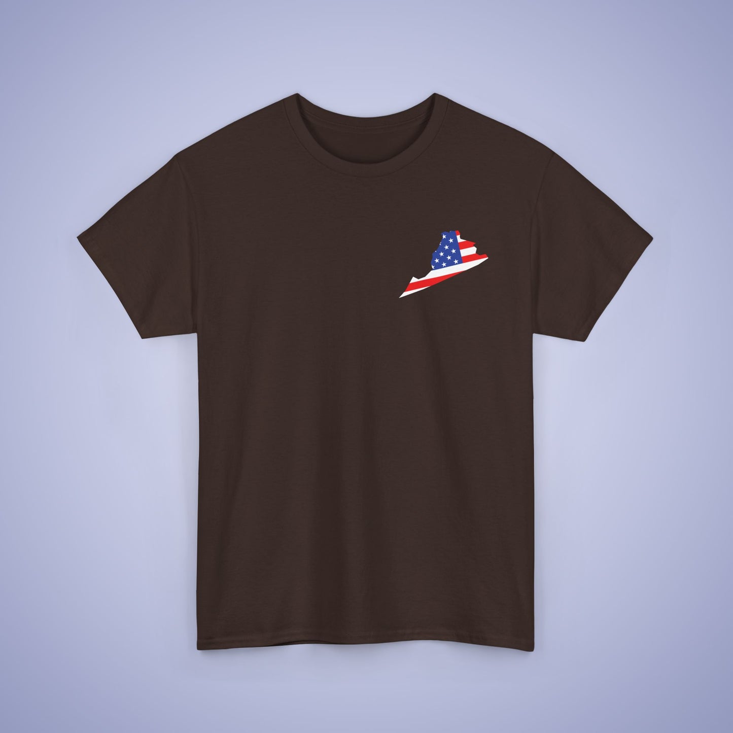 Virginia Map Pocket Art Proud American Unisex T Shirt