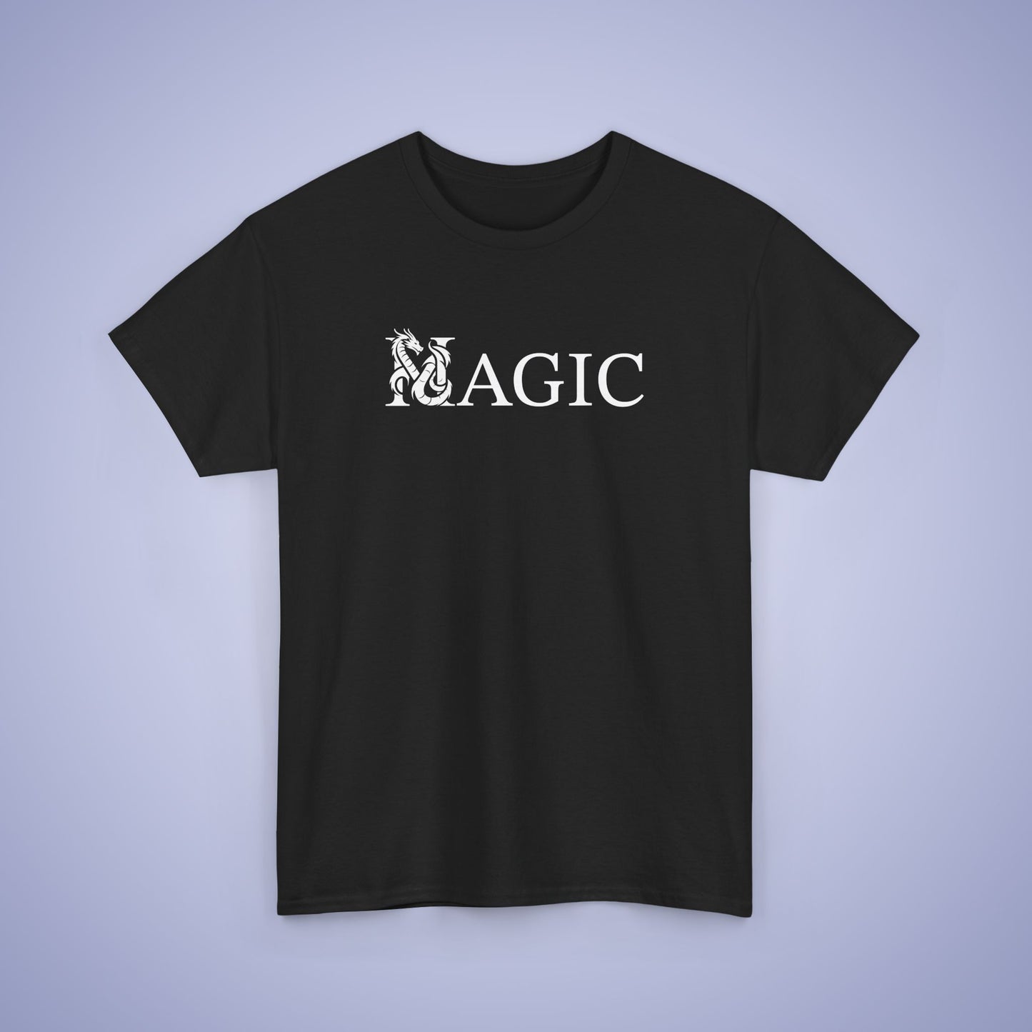 Magic Word Art Text Dragon Lover Unisex T Shirt