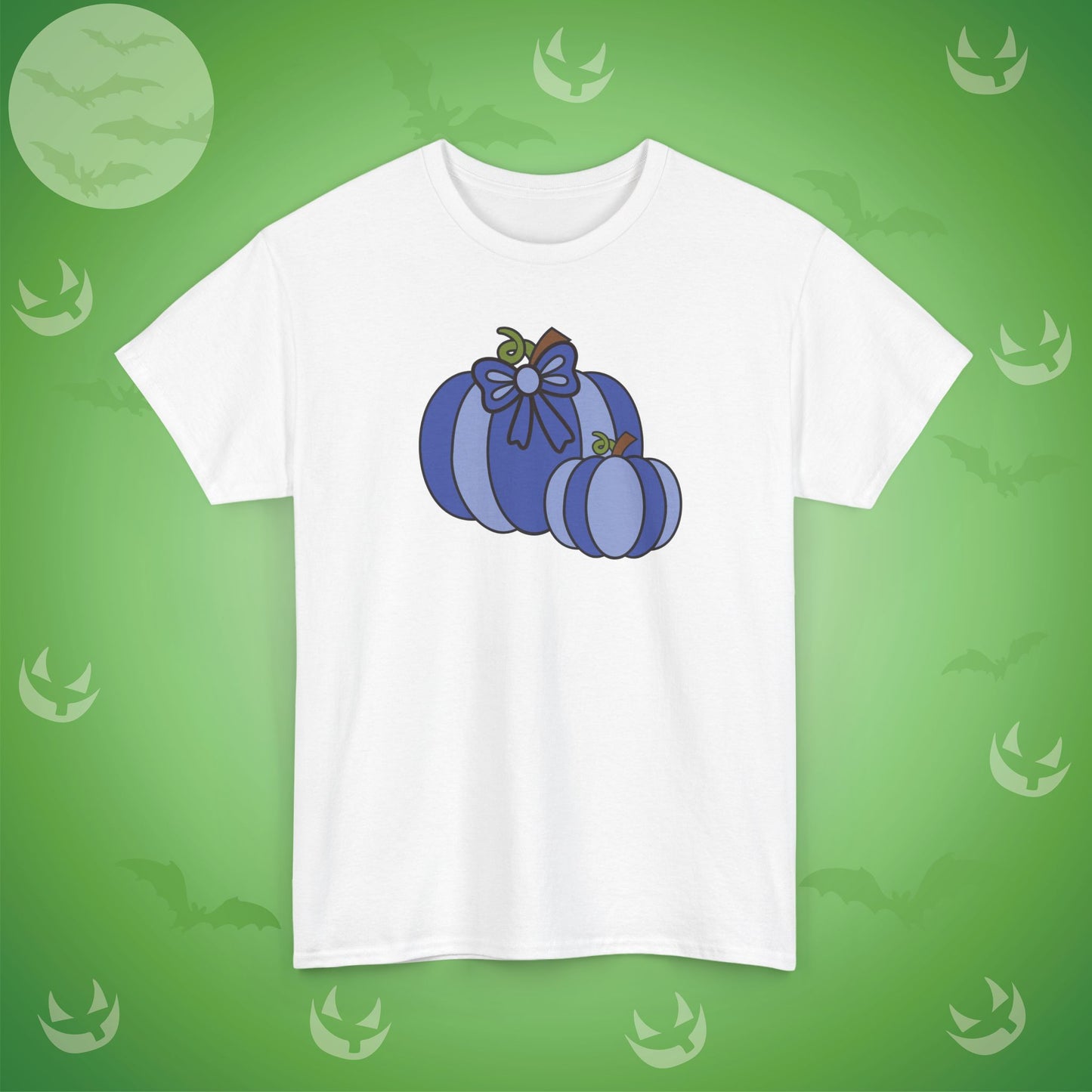 Thanksgiving Fall Inspired Halloween Blue Pumpkin Unisex T Shirt