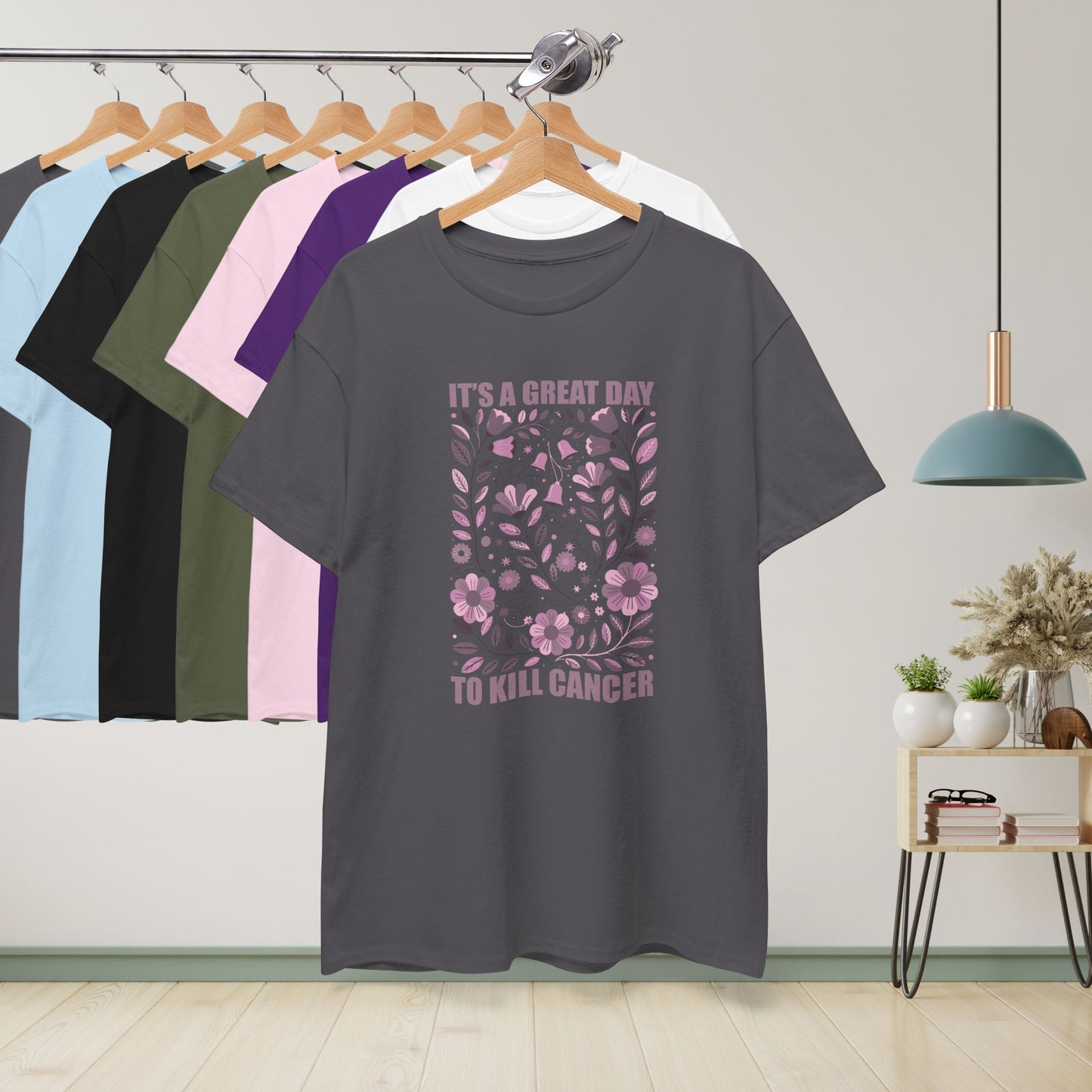 It's a Great Day to Kill Breast Cancer Floral Fuck Cancer Unisex T Shirt