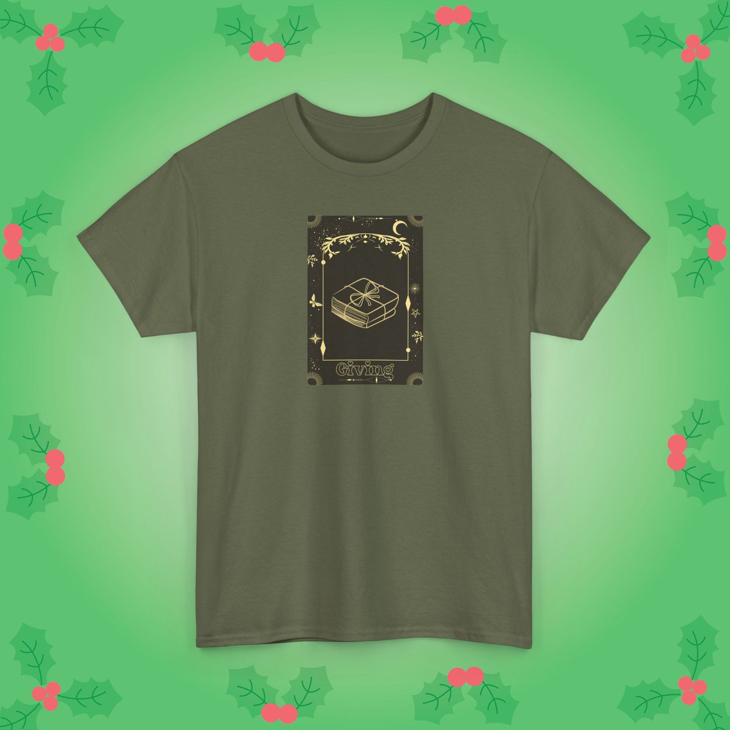 Christmas Gift Giving Tarot Card Lover Unisex T Shirt