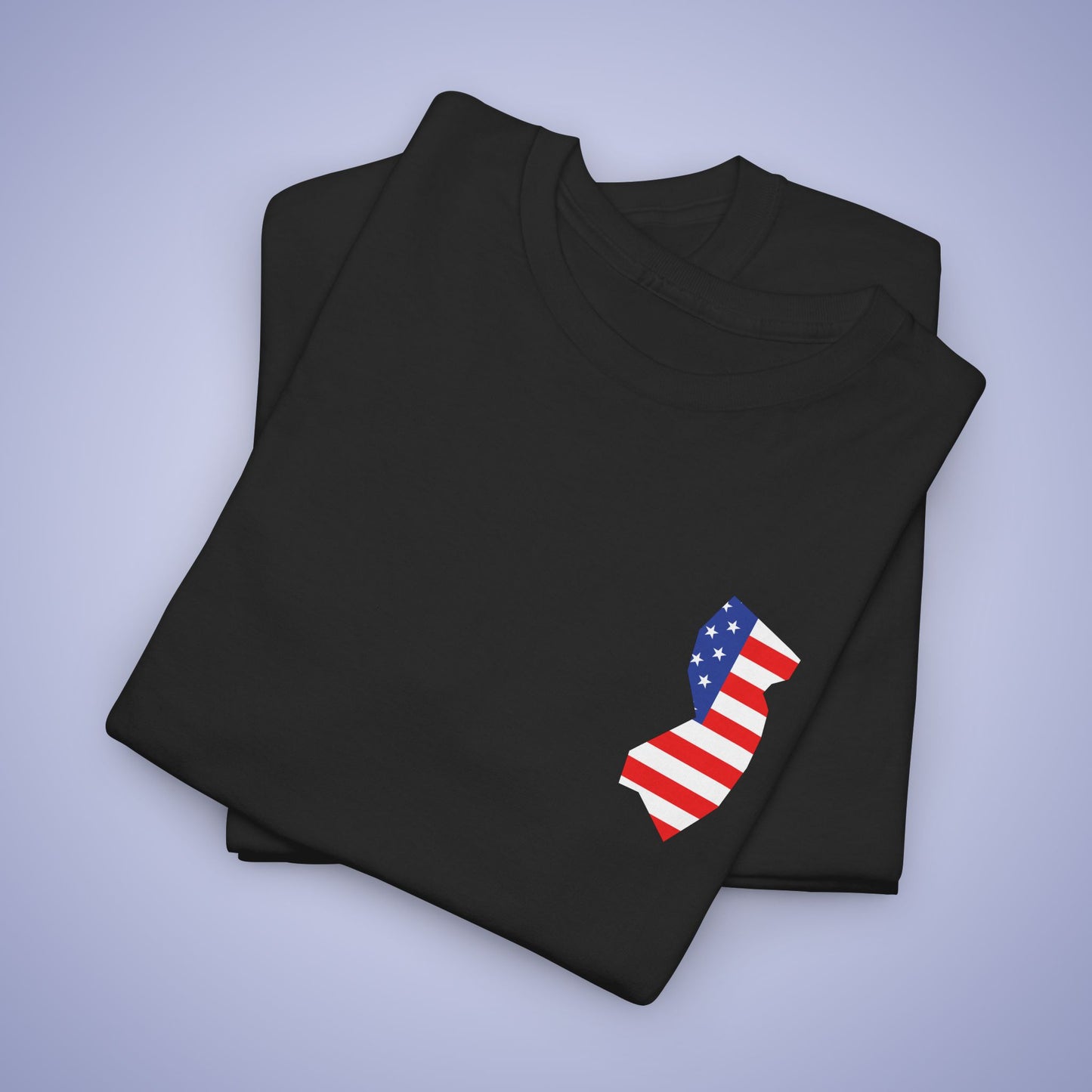 New Jersey Map Pocket Art Proud American Unisex T Shirt