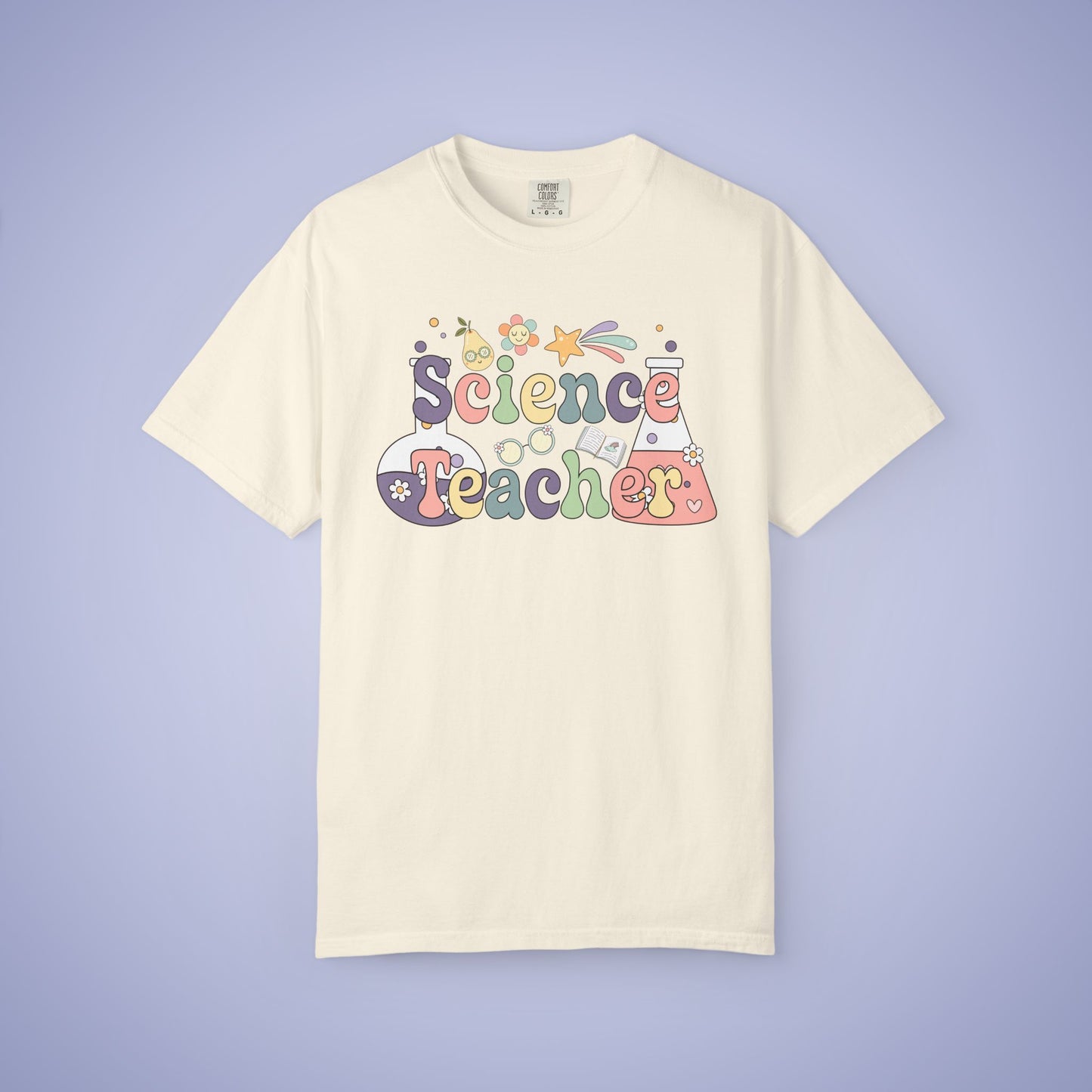 Science Teacher T Shirt Retro Comfort Colors Unisex Back to School