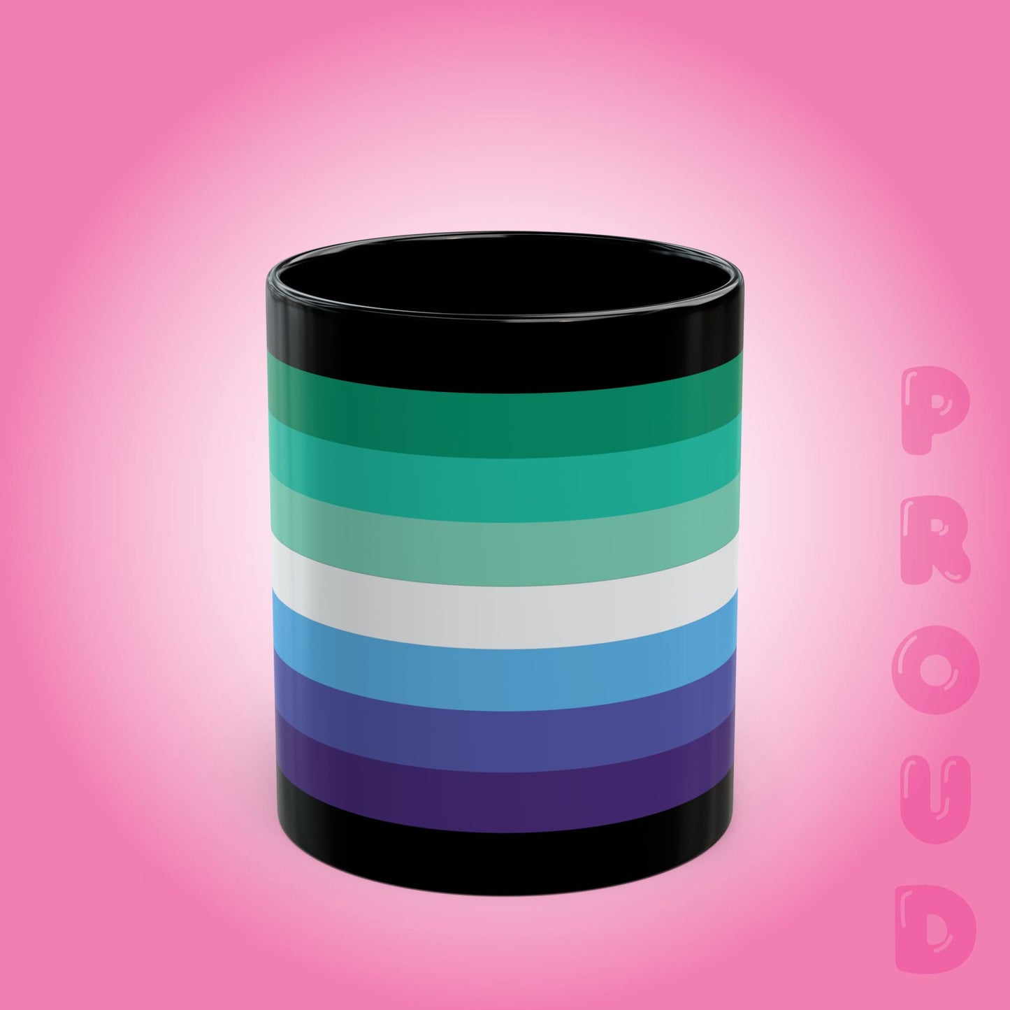Gay Pride Month LGBTQ Black 11oz or 15oz Coffee Mug