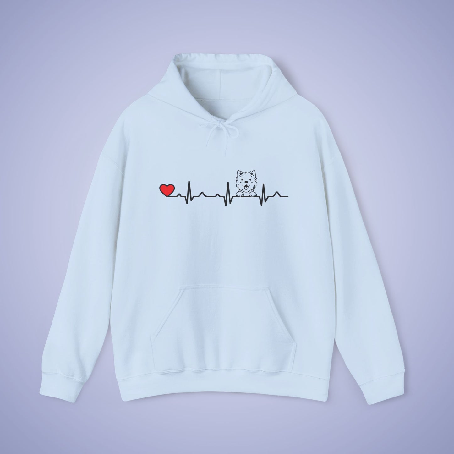 Dog Vet Hooded Sweatshirt Veterinarian Gift Double Sided Paw Prints