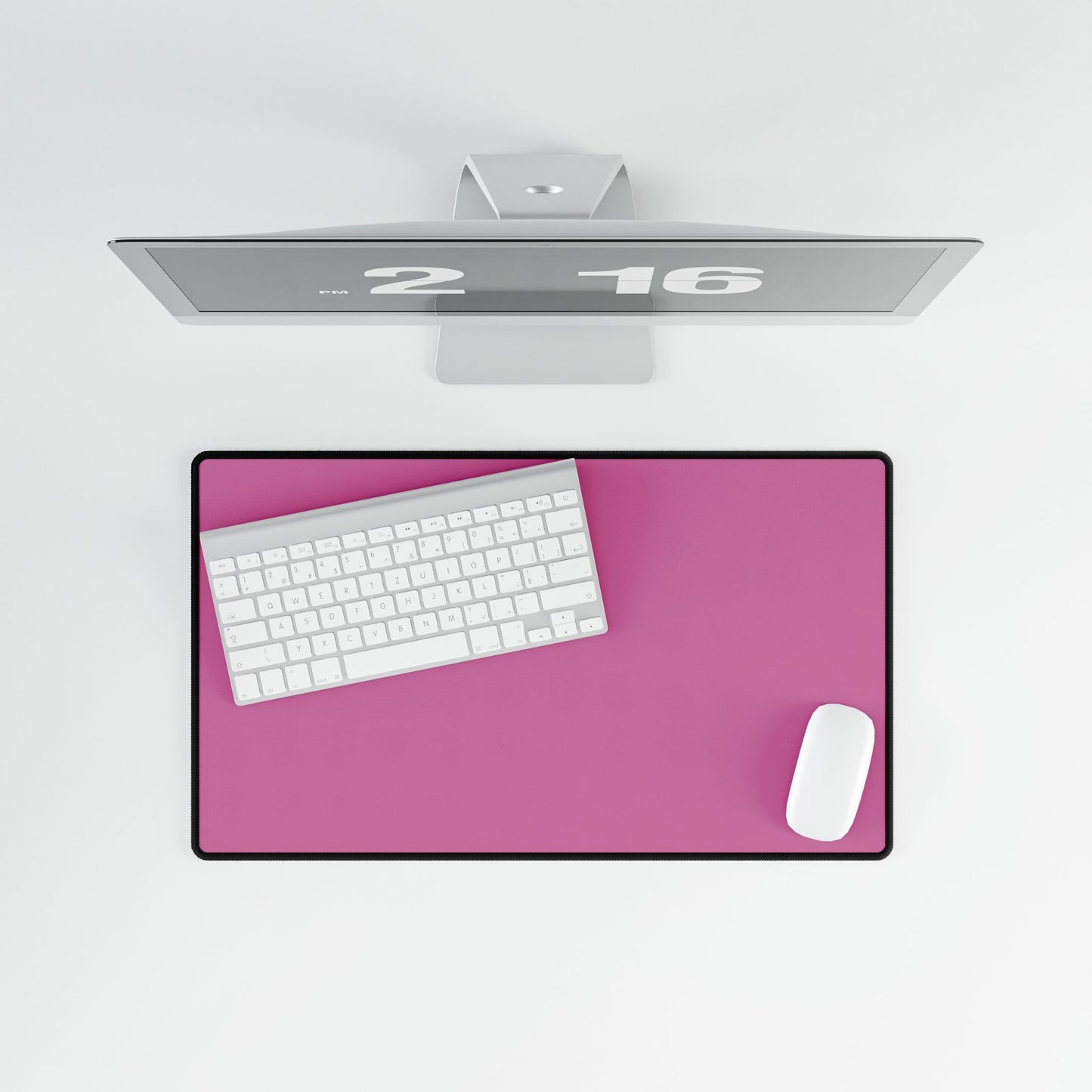 Light Pink Desk Mat Minimalist Office Teacher Decor Gift Medium & Large