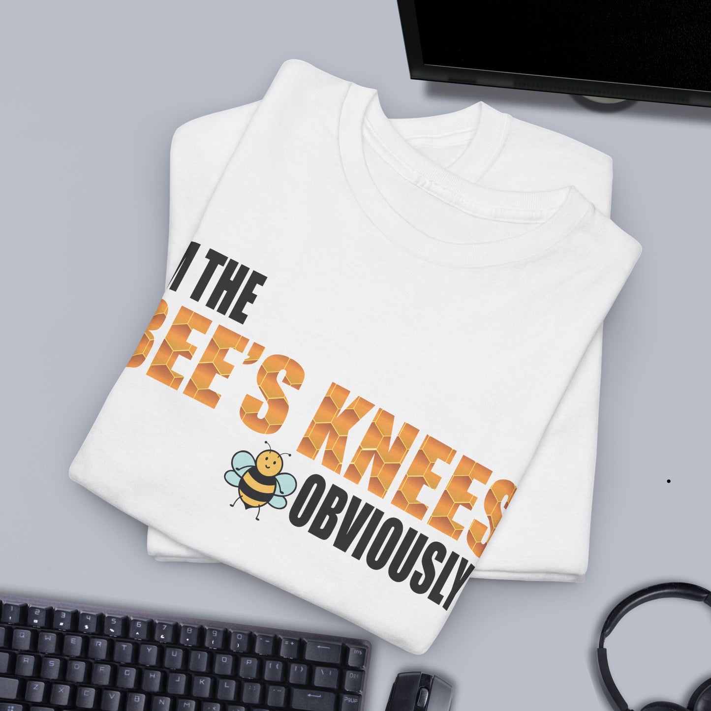 I'm the Bee's Knees Obviously Sweet As Honey Funny Motivational Bee Lover Design Unisex T Shirt