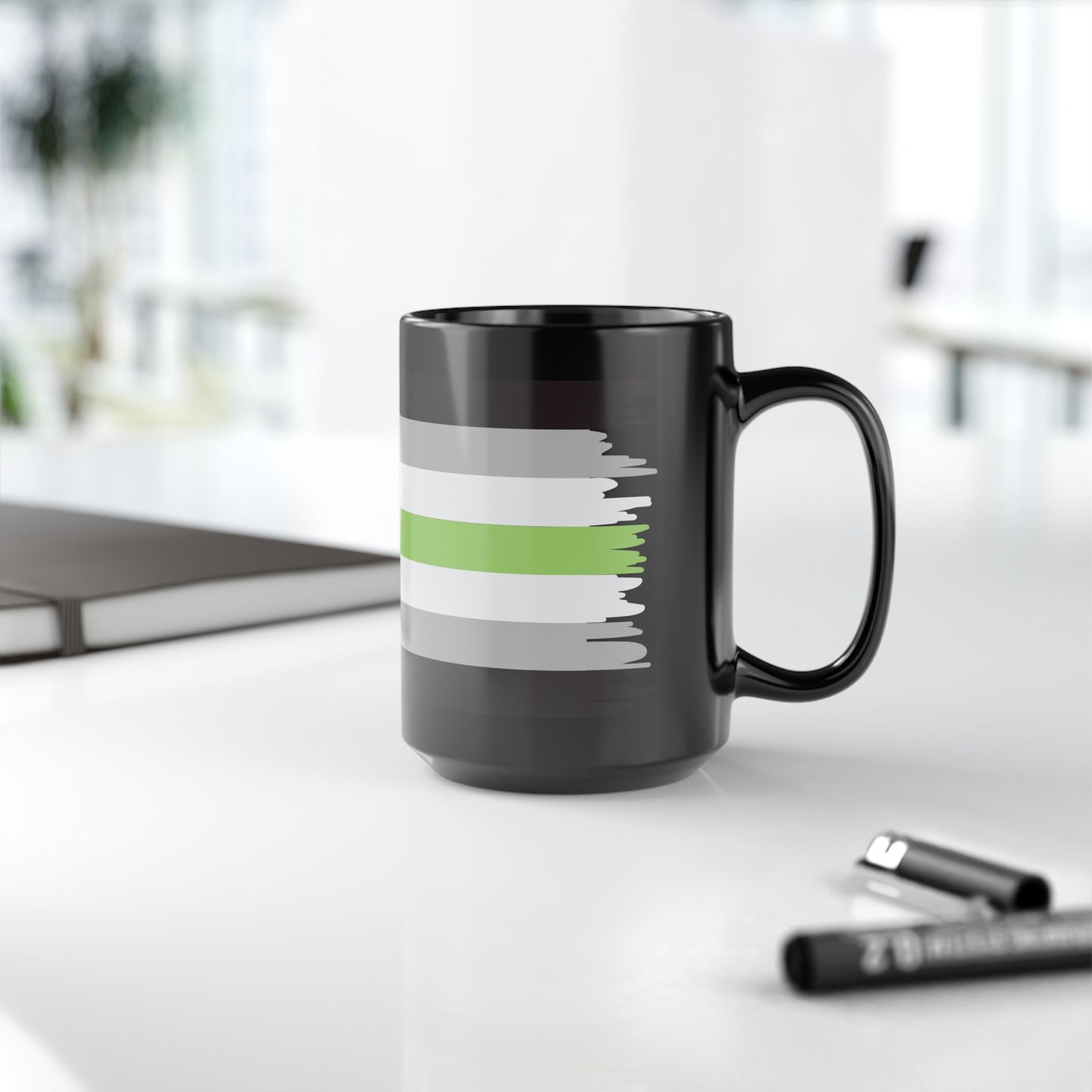 A Gender Pride Month LGBTQ Black 11oz or 15oz Coffee Mug