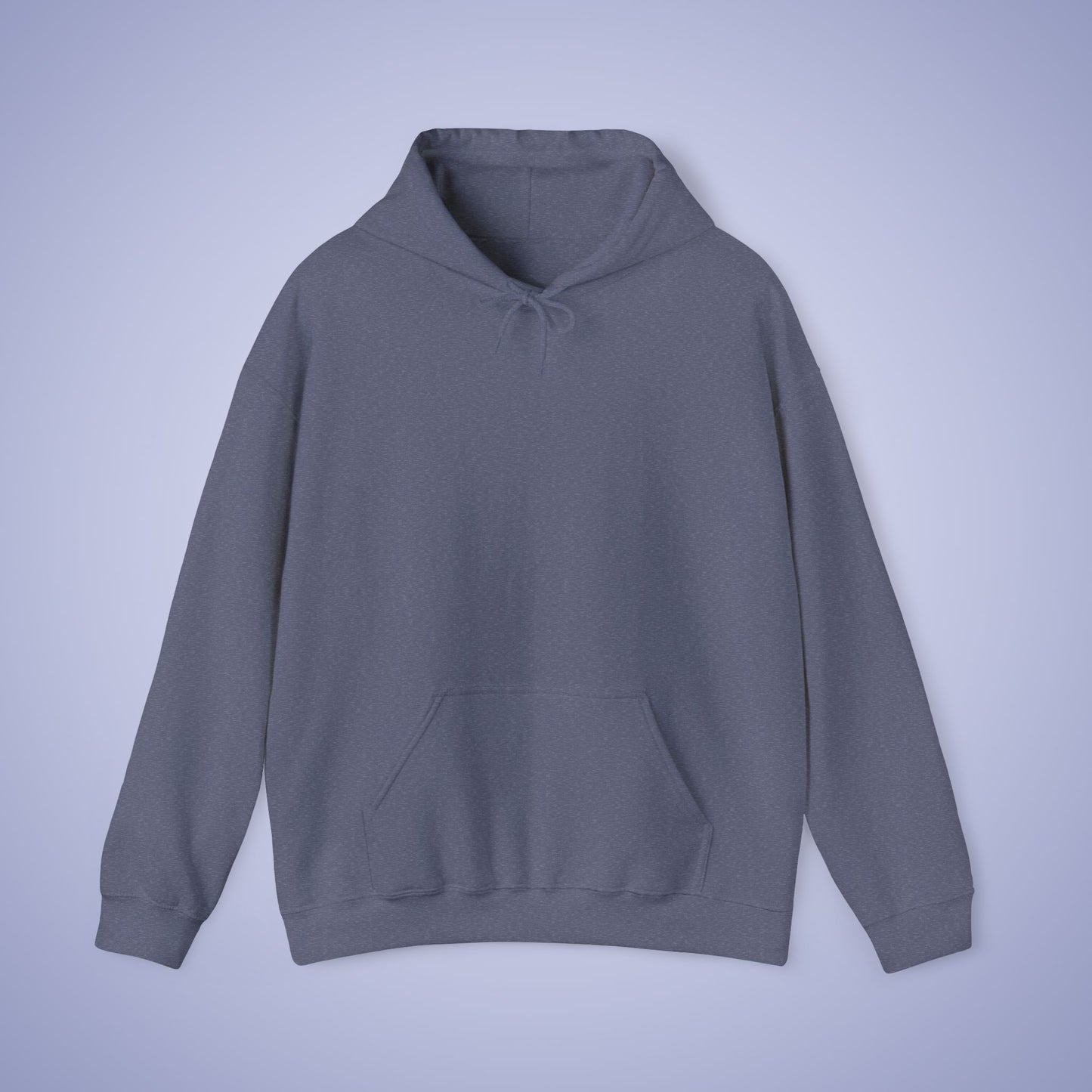 Blank Heather Navy Blue Oversized Hoodie Unisex