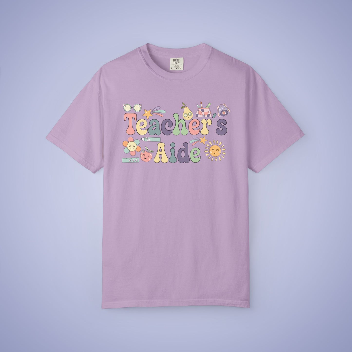 Teachers Aid Teacher T Shirt Retro Comfort Colors Unisex Back to School