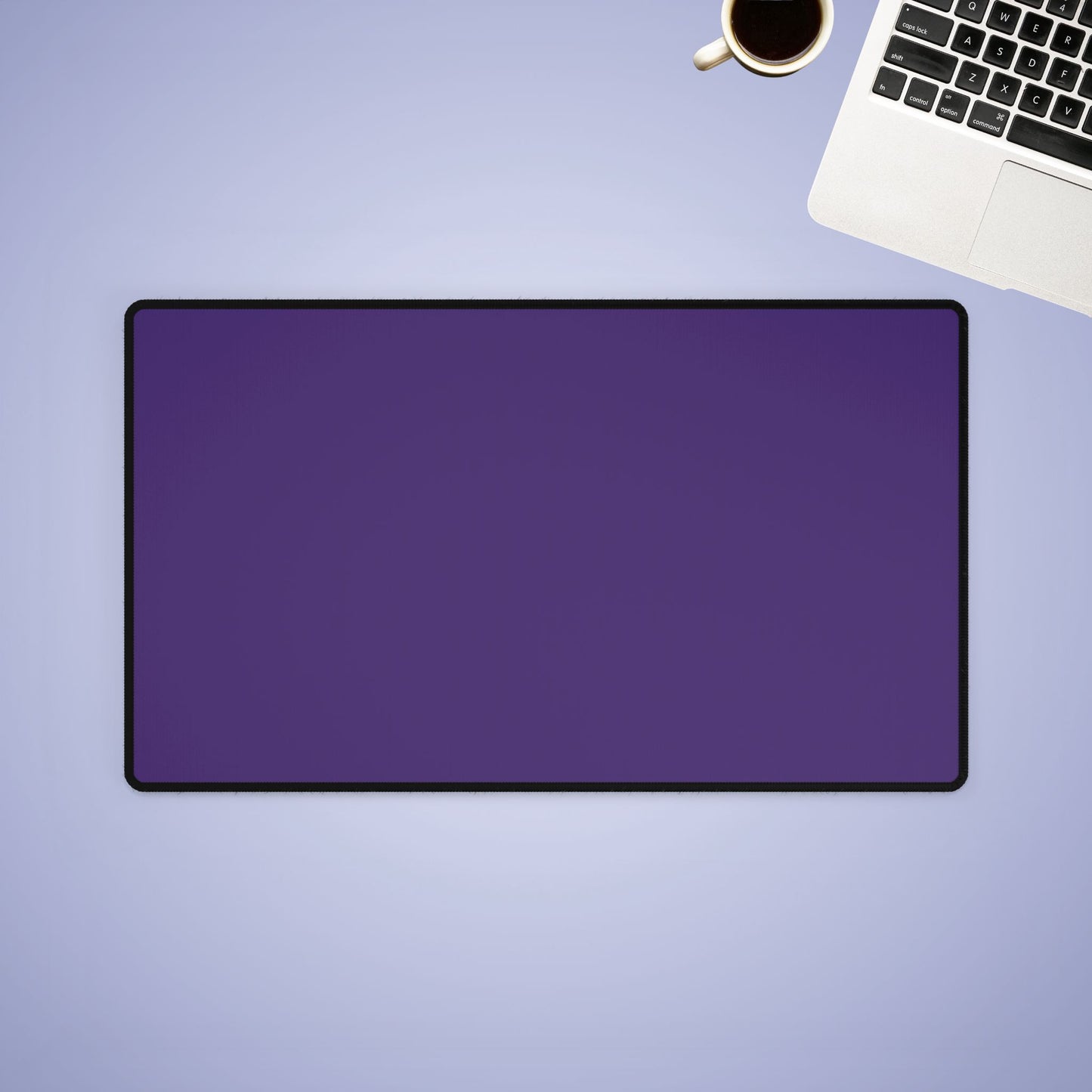 Purple Desk Mat Minimalist Office Teacher Decor Gift Medium & Large