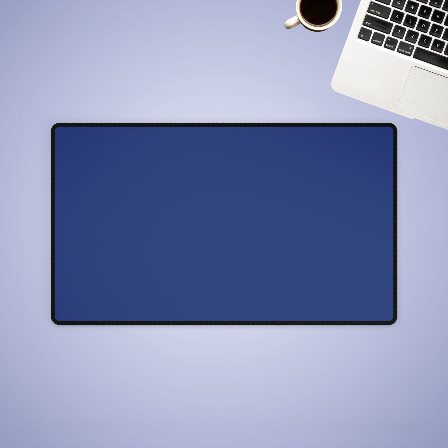 Blue Desk Mat Minimalist Office Teacher Decor Gift Medium & Large
