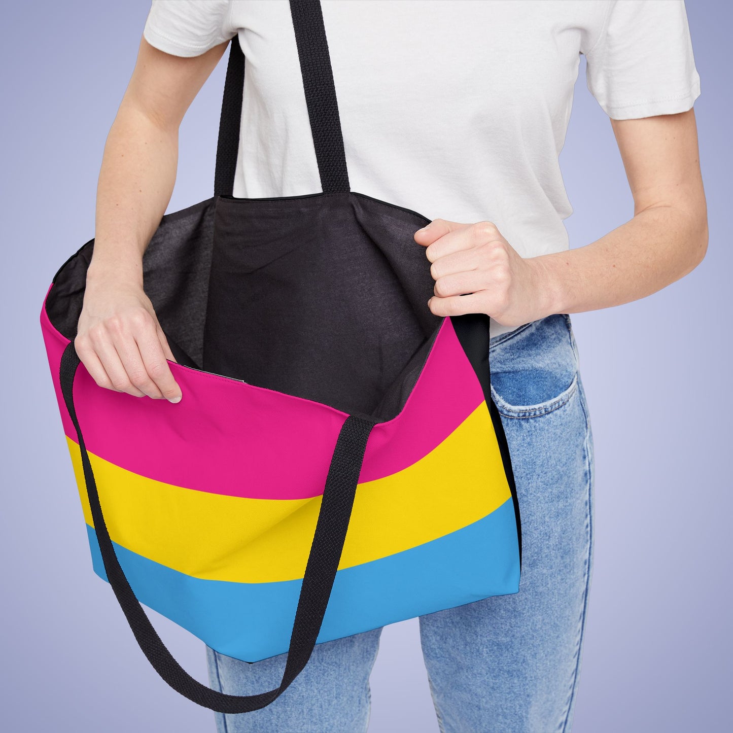 Pansexual Pride Month Weekender Large Beach Bag Tote