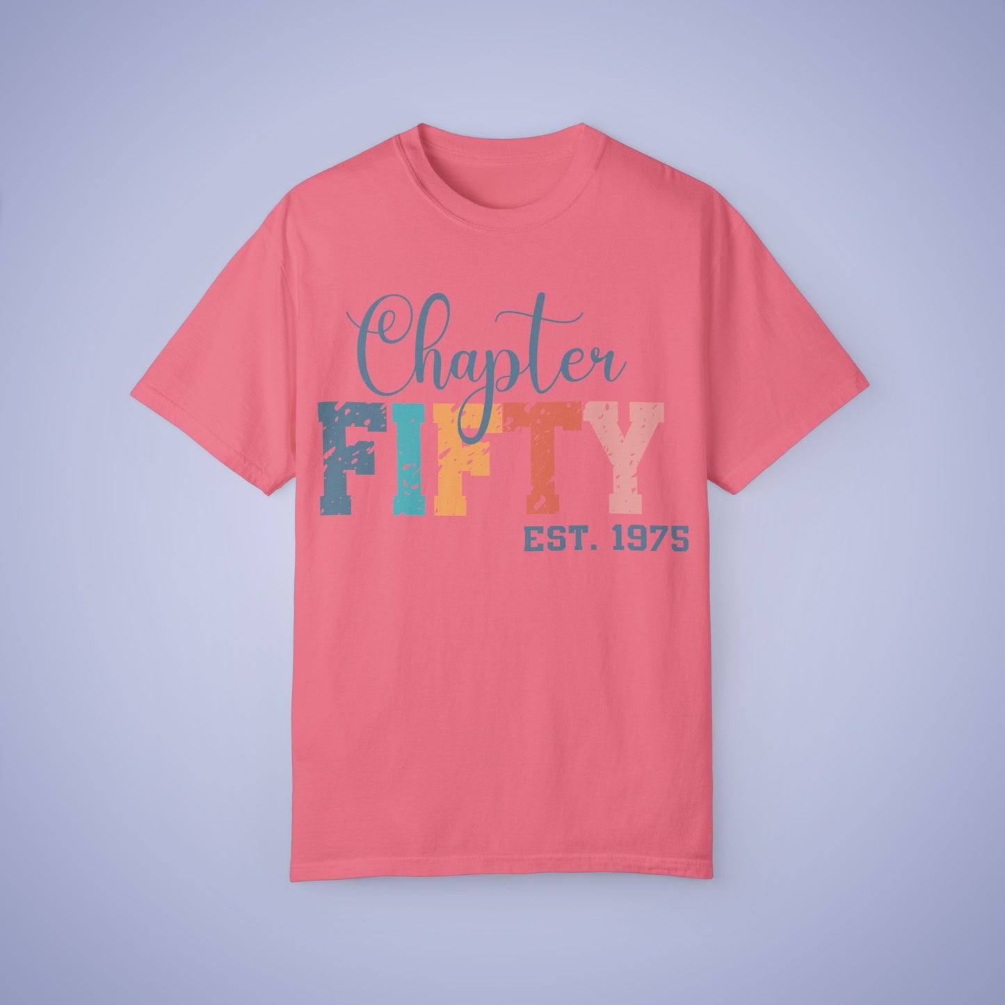 Chapter Fifty Unisex Comfort T Shirt 50th Birthday