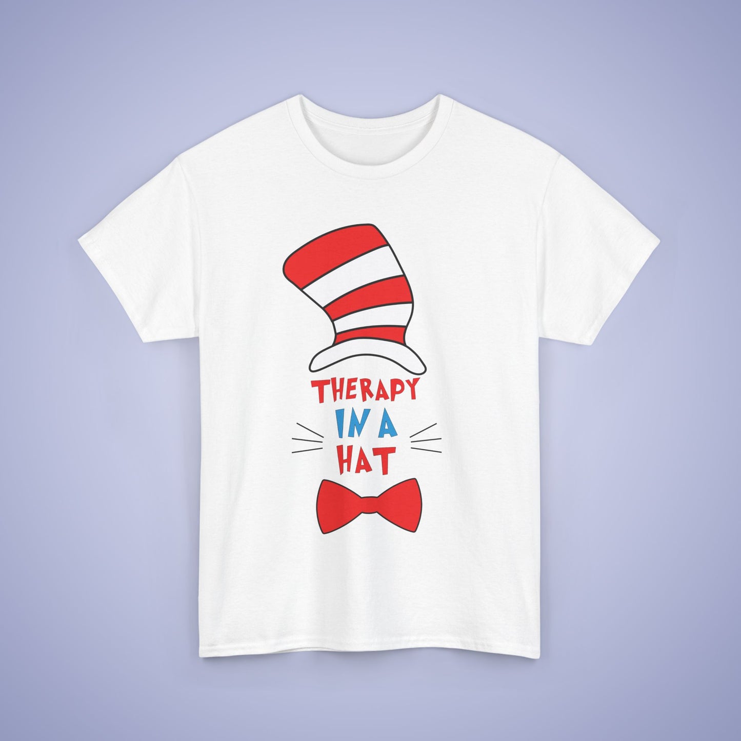 Therapy in a Hat Unisex Oversized T Shirt