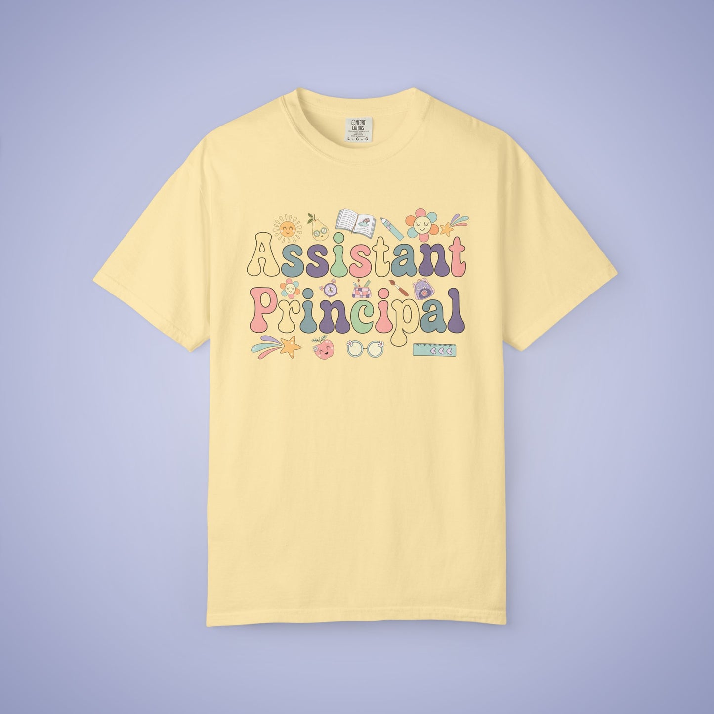 Assistant Principal Teacher T Shirt Retro Comfort Colors Unisex Back to School