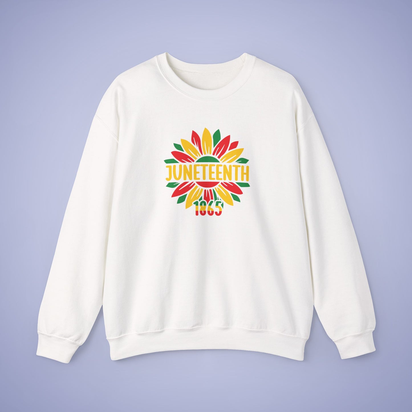 Flower Juneteenth 1865 Unisex Crewneck Oversized Sweatshirt